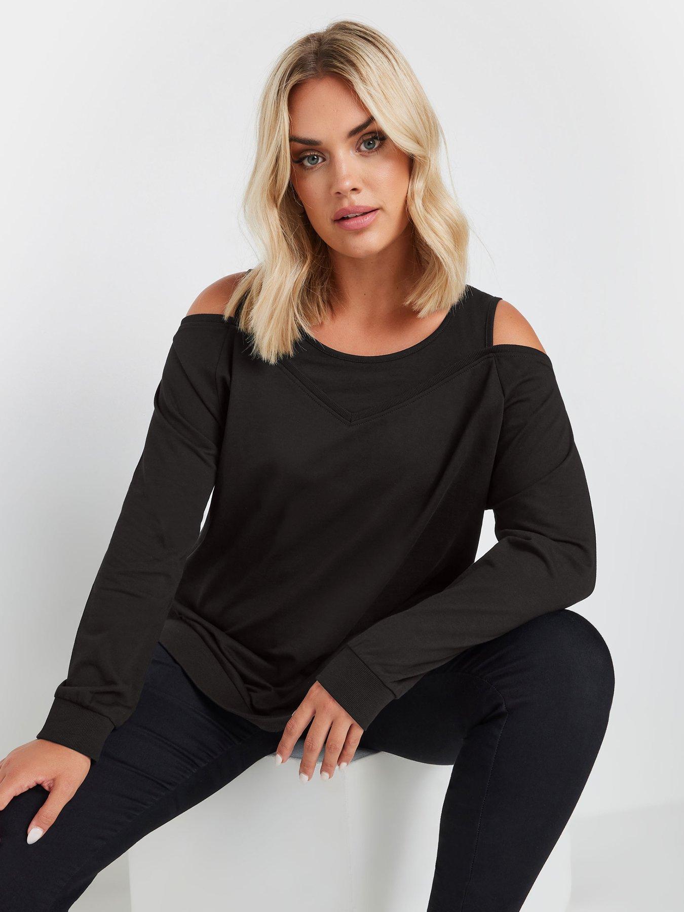 yours-curve-bardot-top-black