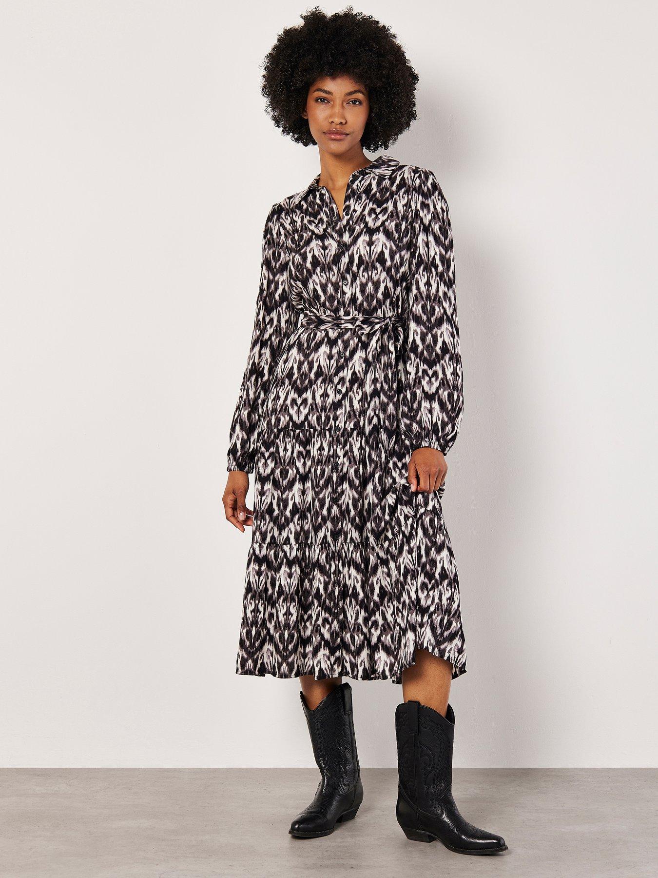 apricot-ikat-tiered-button-shirt-dress-greyback