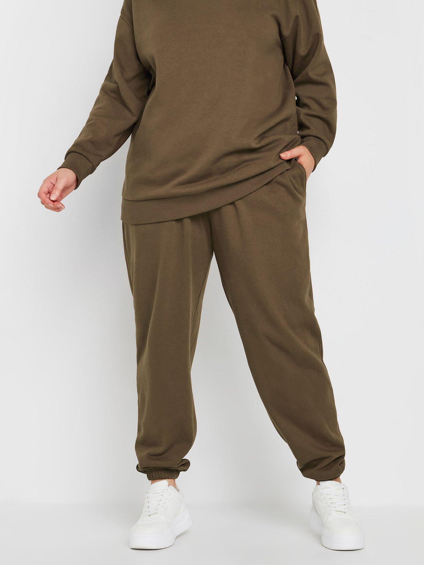 yours-curve-cuffed-jogger-brown