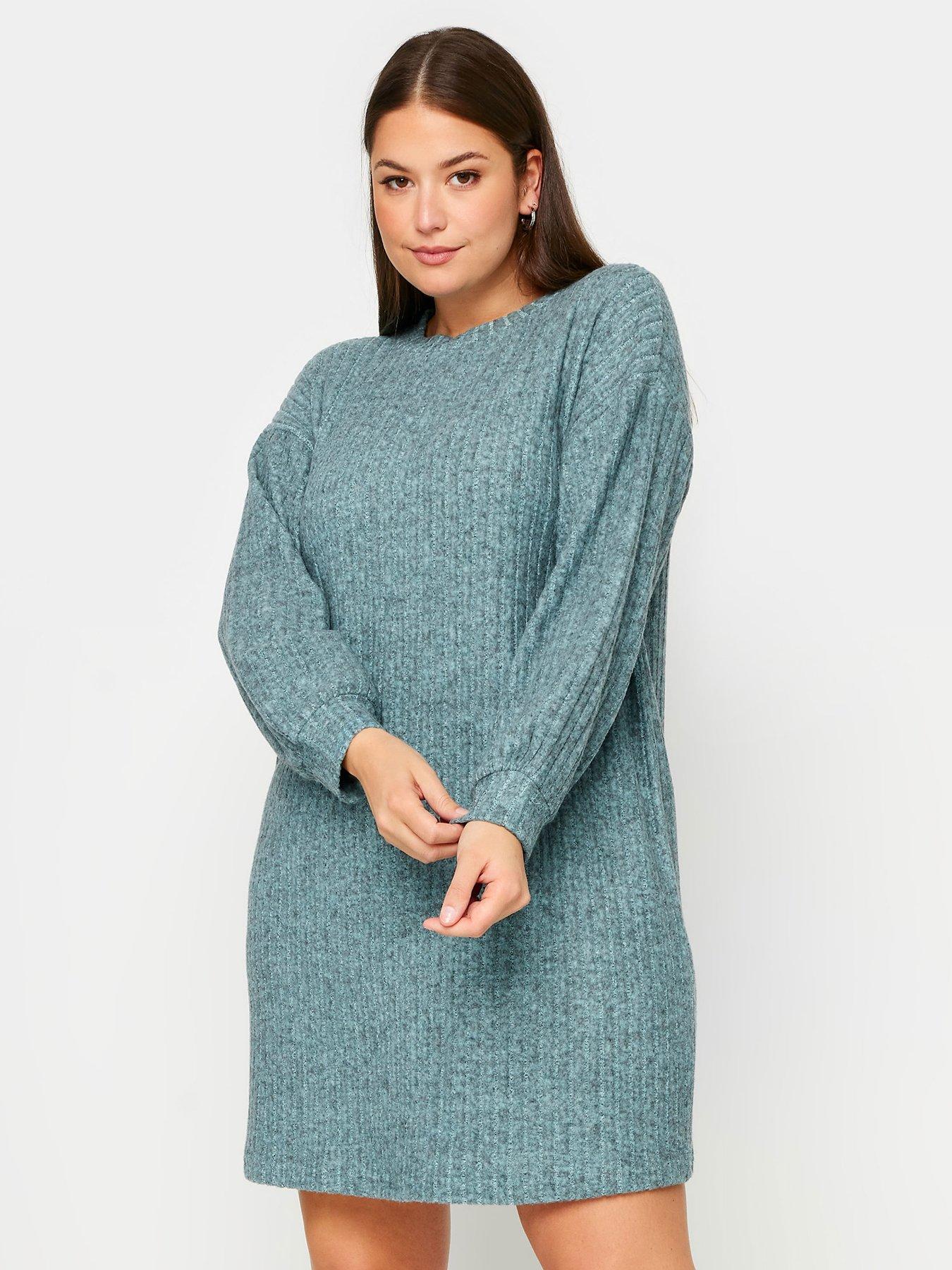 yours-curve-soft-touch-jumper-dress