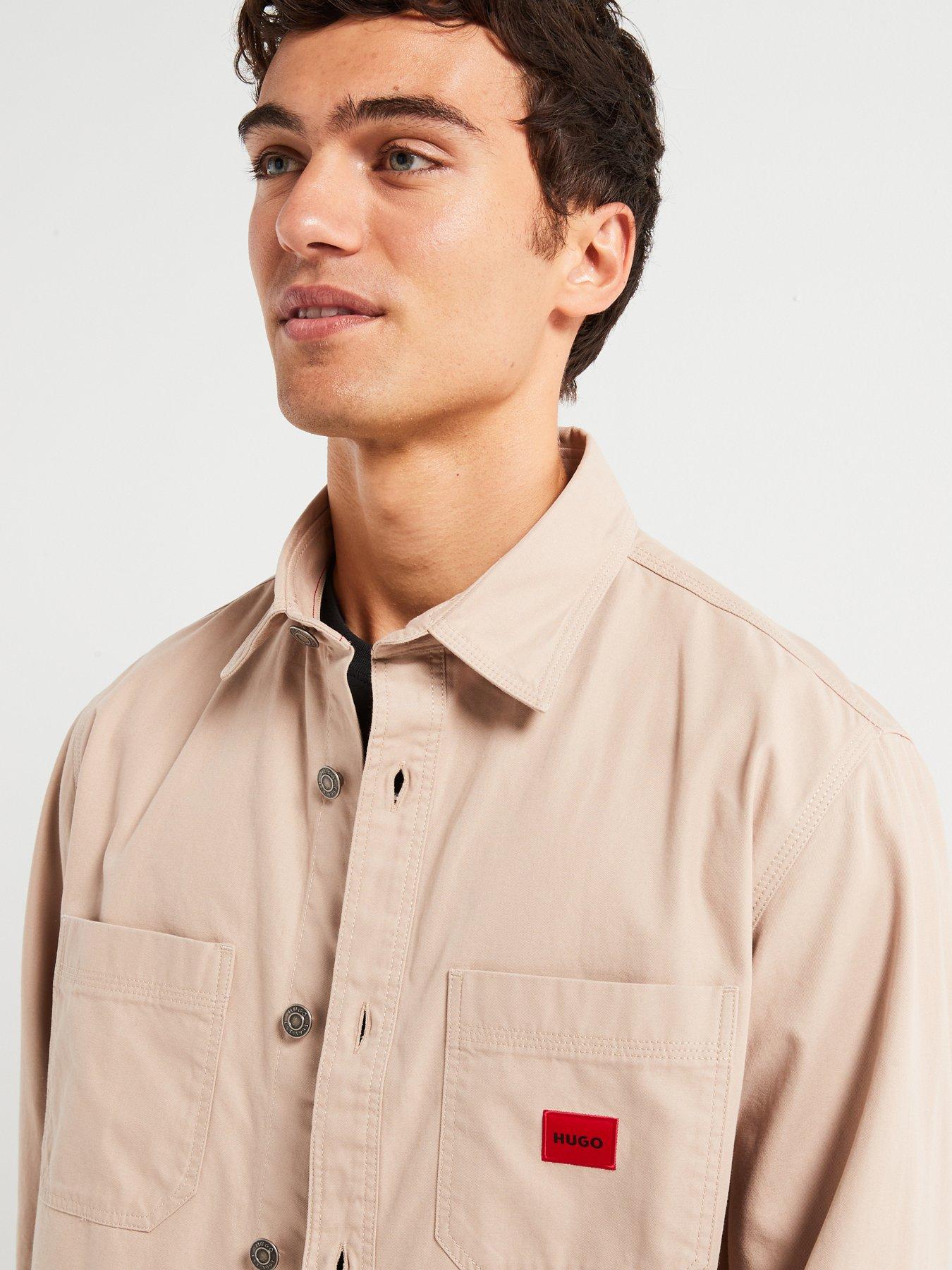 hugo-erato-relaxed-fit-overshirt-beigeoutfit