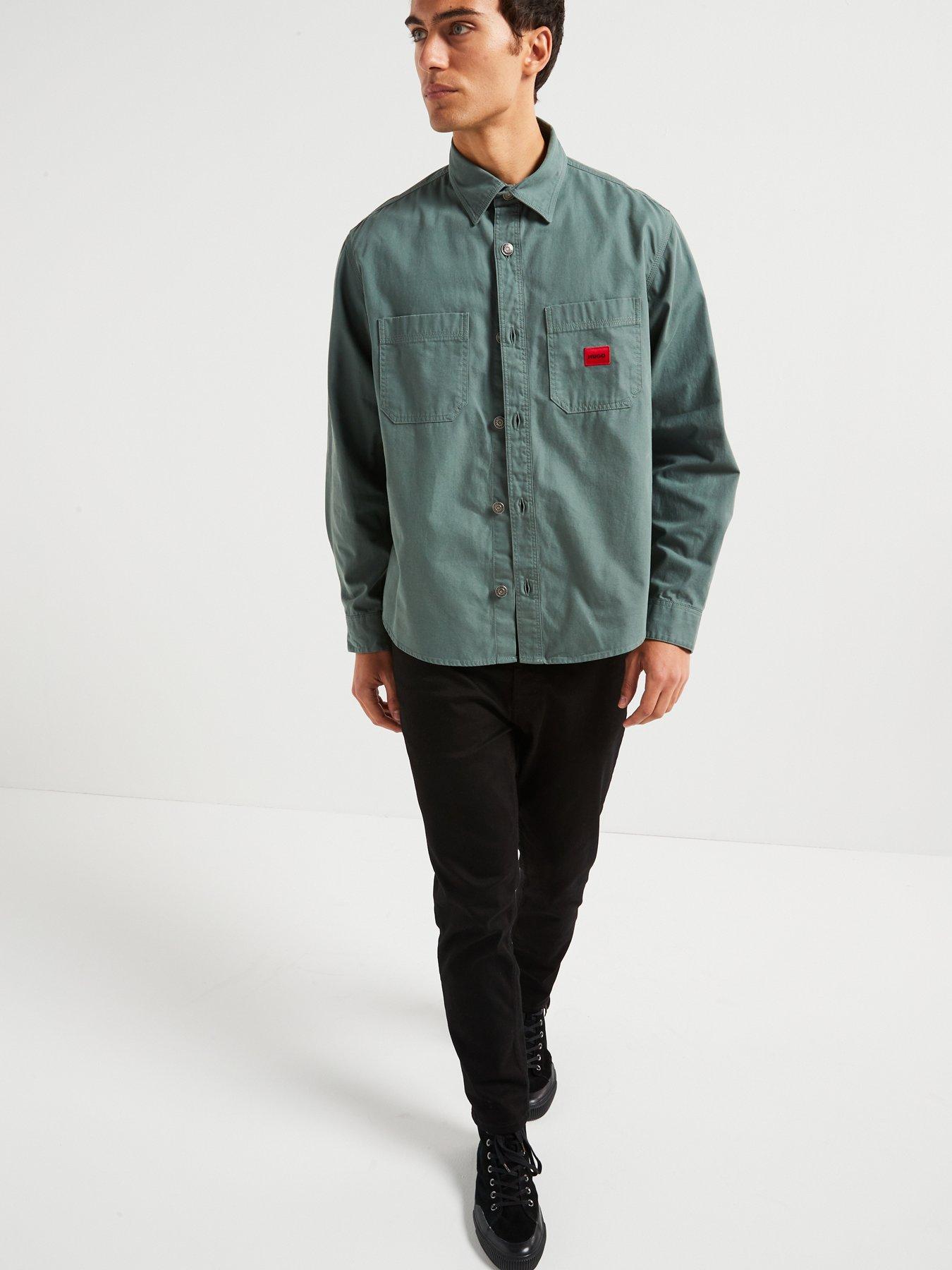 hugo-erato-relaxed-fit-overshirt--dark-greenback