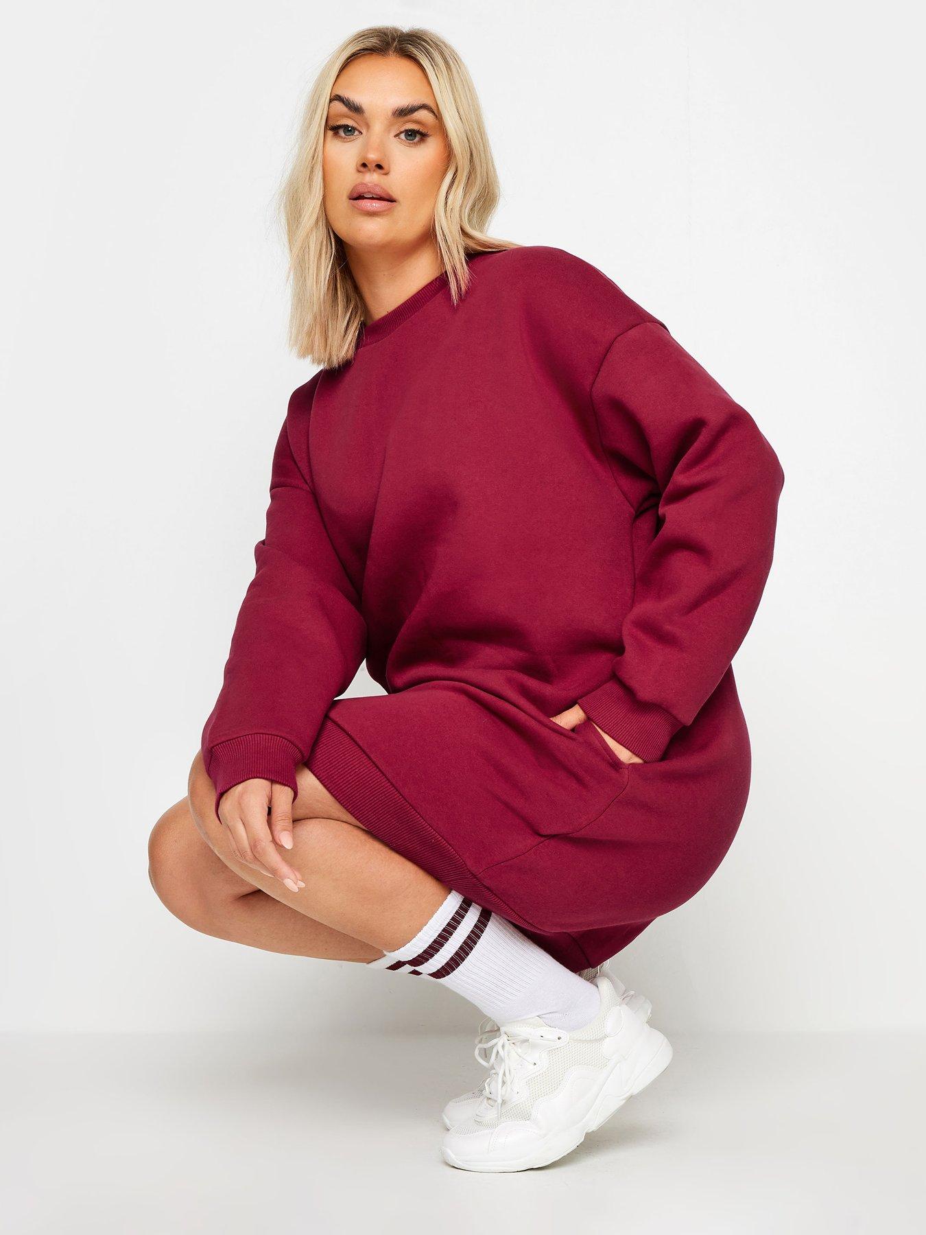 yours-curve-sweatshirt-dress-redoutfit