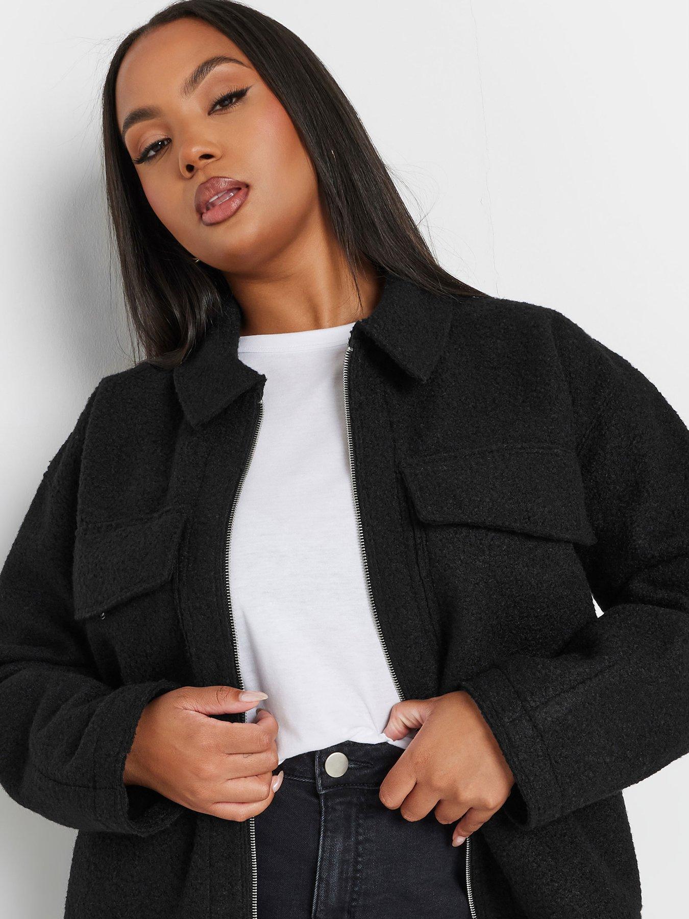 yours-curve-wool-cropped-centre-front-jacket-blackoutfit