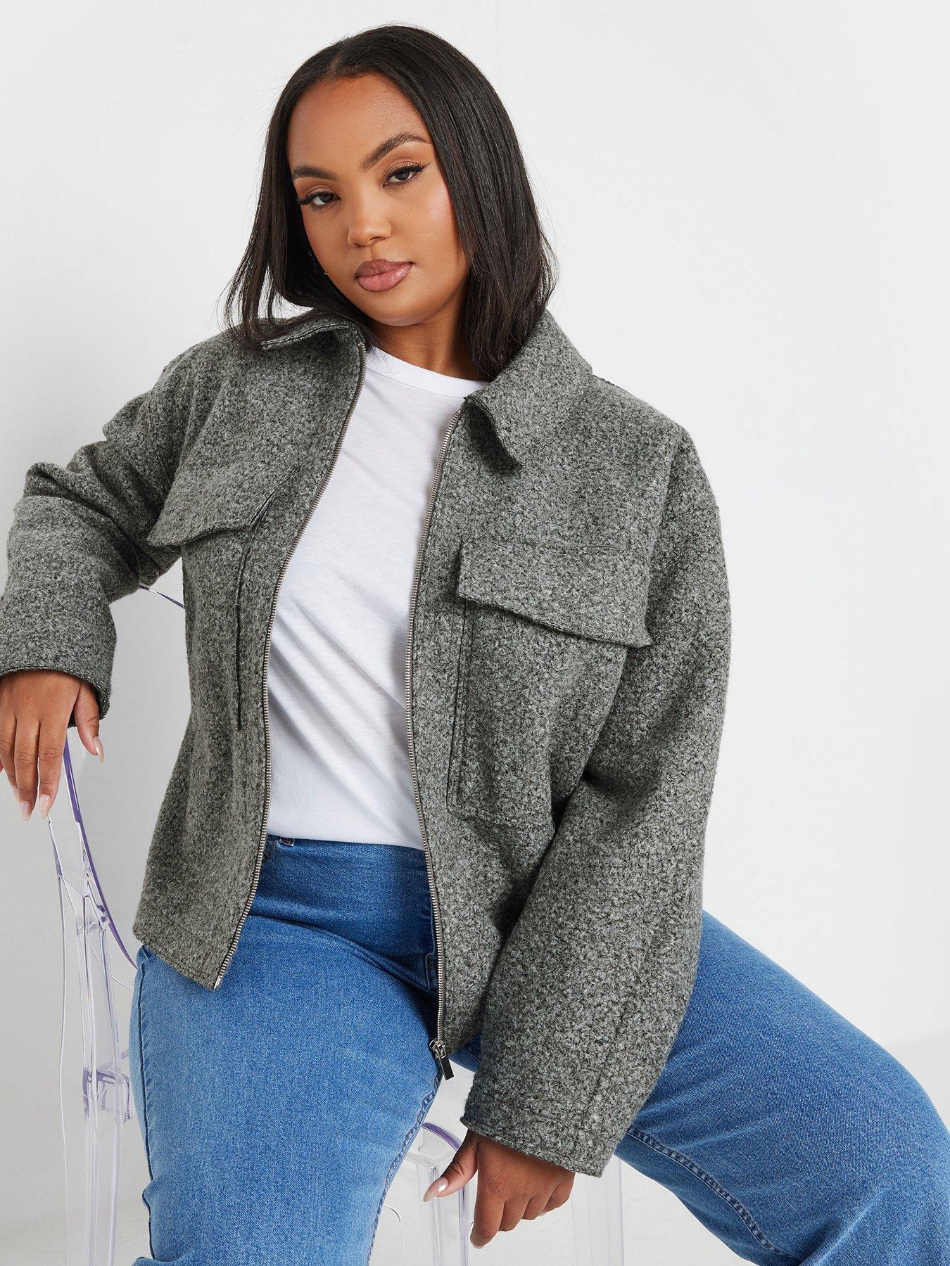 yours-curve-wool-cropped-centre-front-jacket-grey