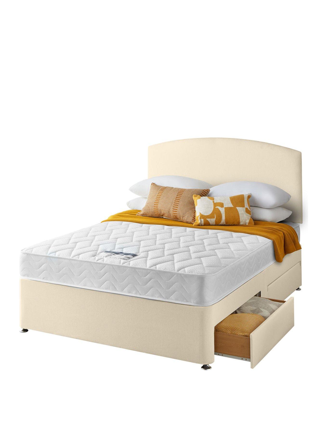 silentnight-celinenbspdivan-bednbspbase-with-miracoil-mattress-and-matchingnbspheadboardstillFront