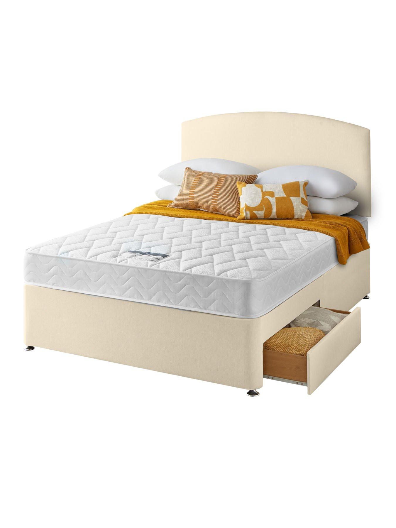 silentnight-celinenbspdivan-bednbspbase-with-miracoil-mattress-and-matchingnbspheadboardoutfit