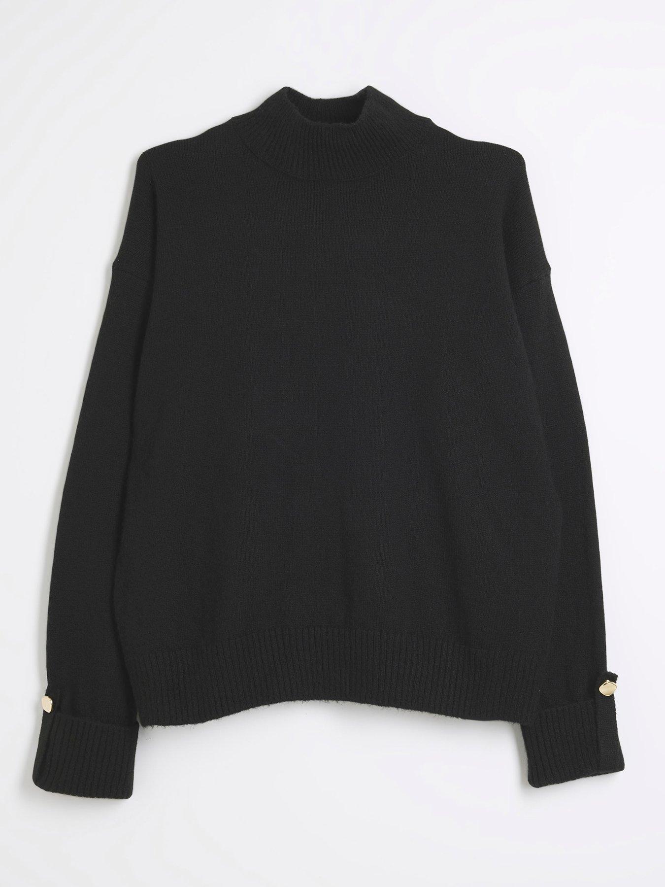 river-island-oversized-roll-neck-jumper-blackoutfit