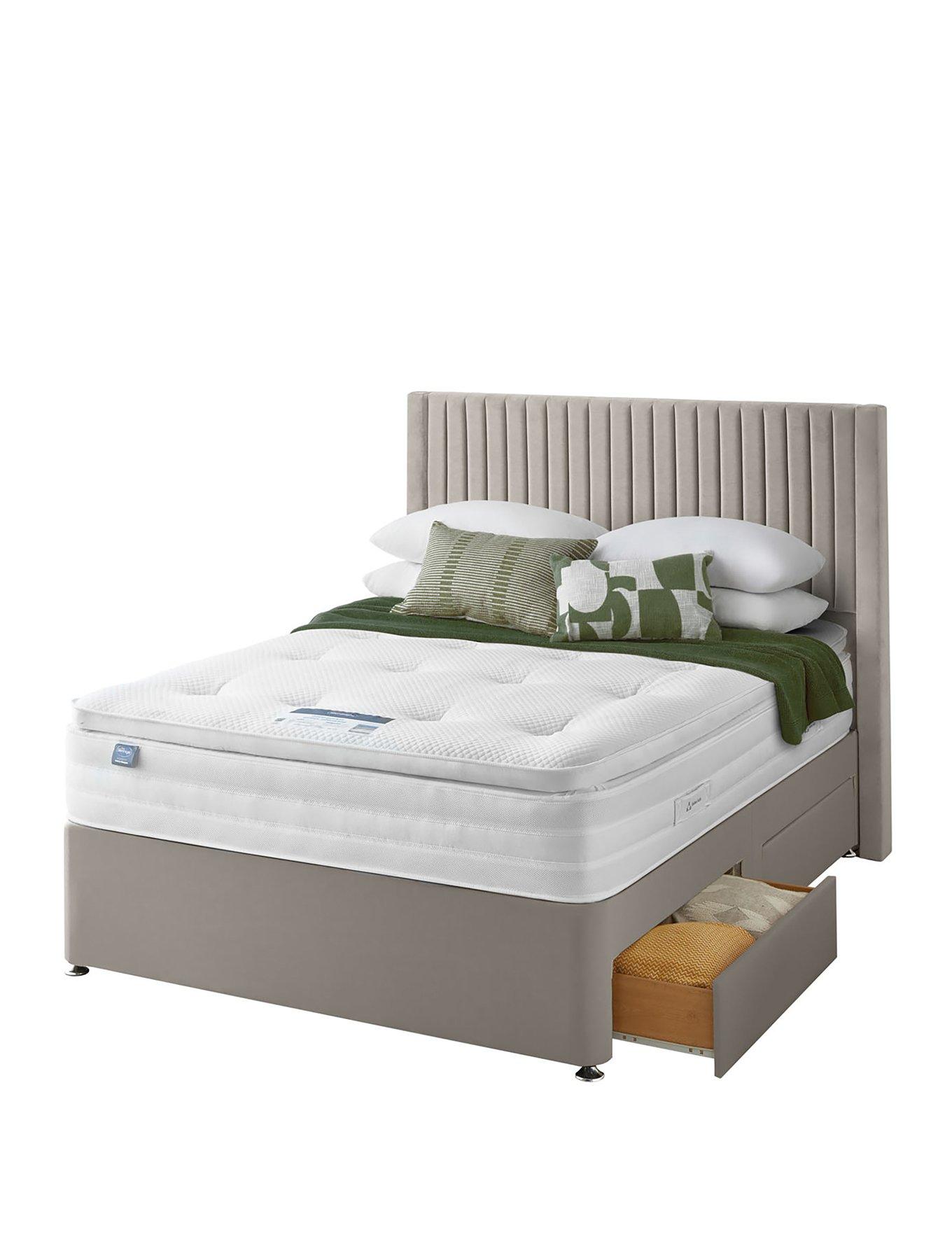 silentnight-jasmine-2000-pillowtop-mattress-with-divan-base-and-slumber-headboard-silverstillFront