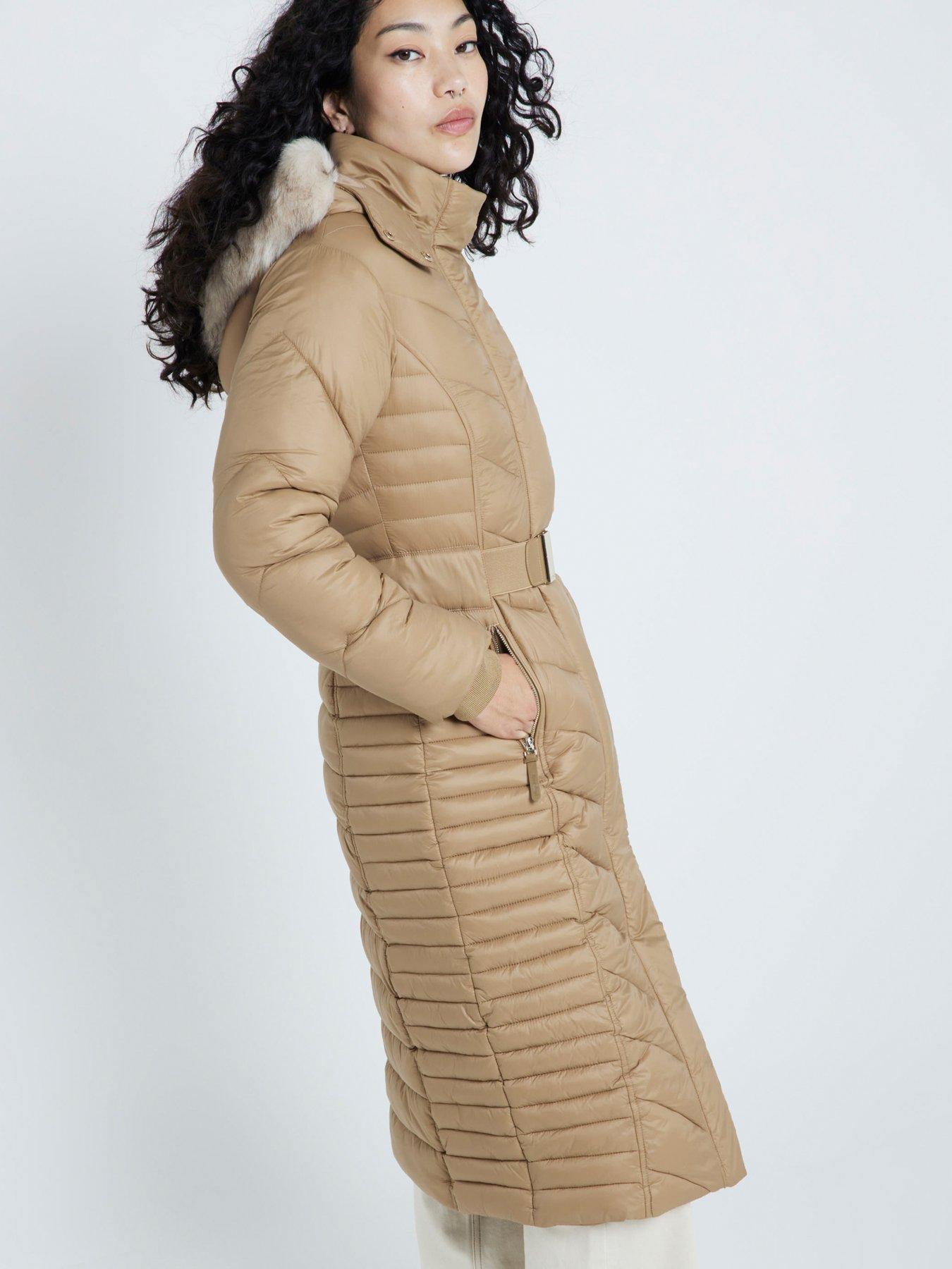 river-island-slim-padded-jacket-light-brownback