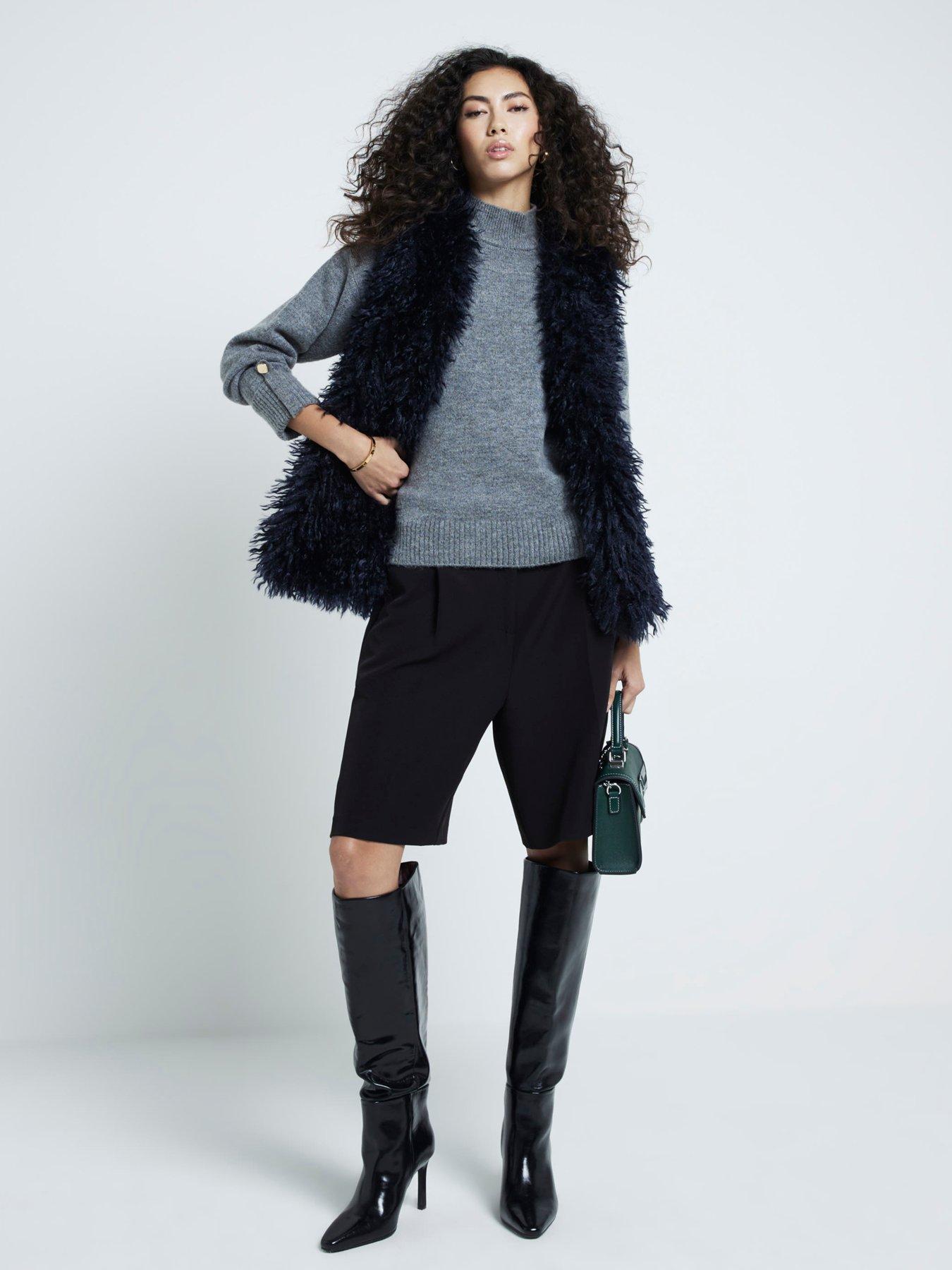 river-island-faux-fur-long-shabby-gilet-navystillFront