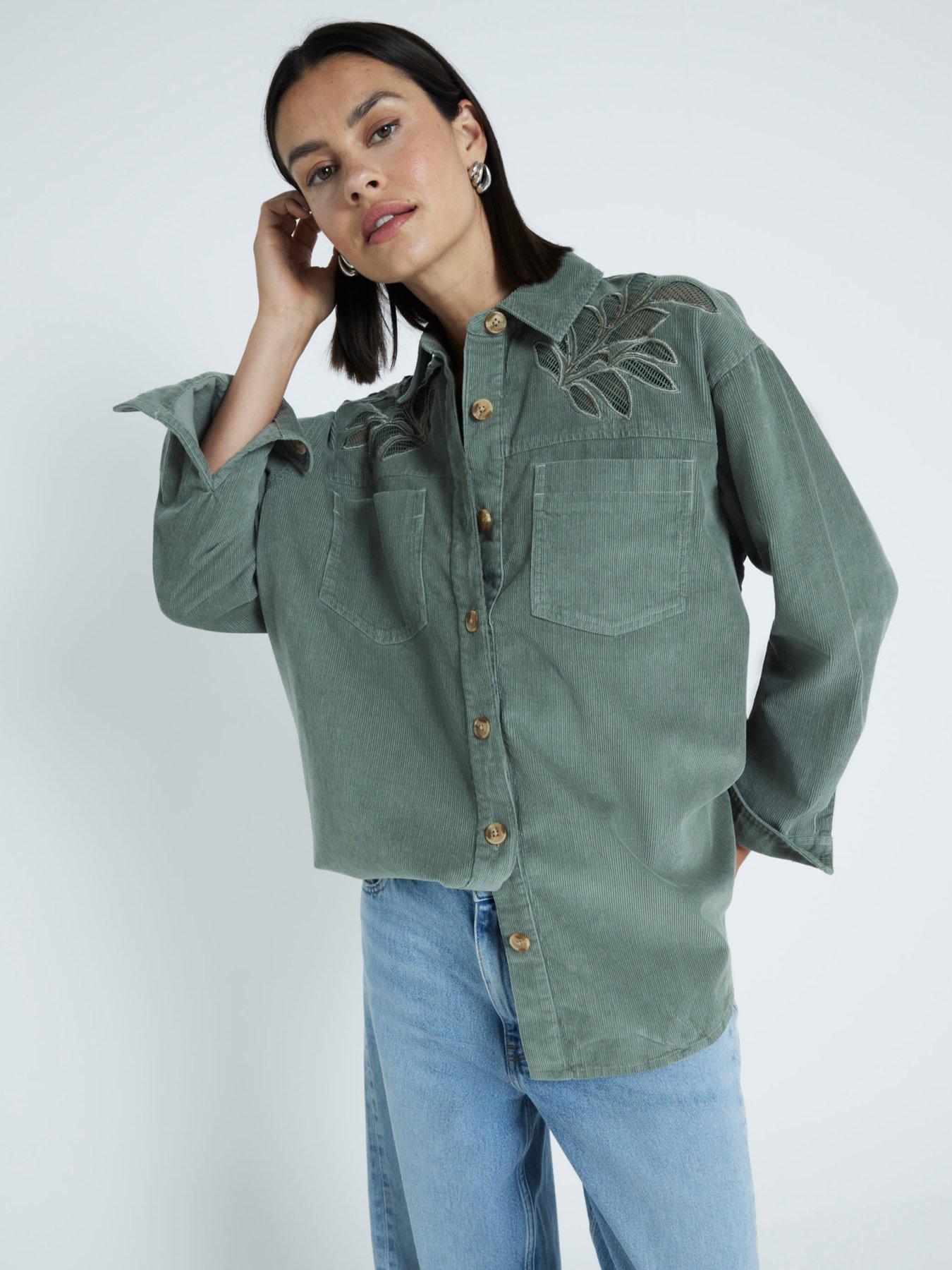 river-island-cutwork-cord-shirt-khaki