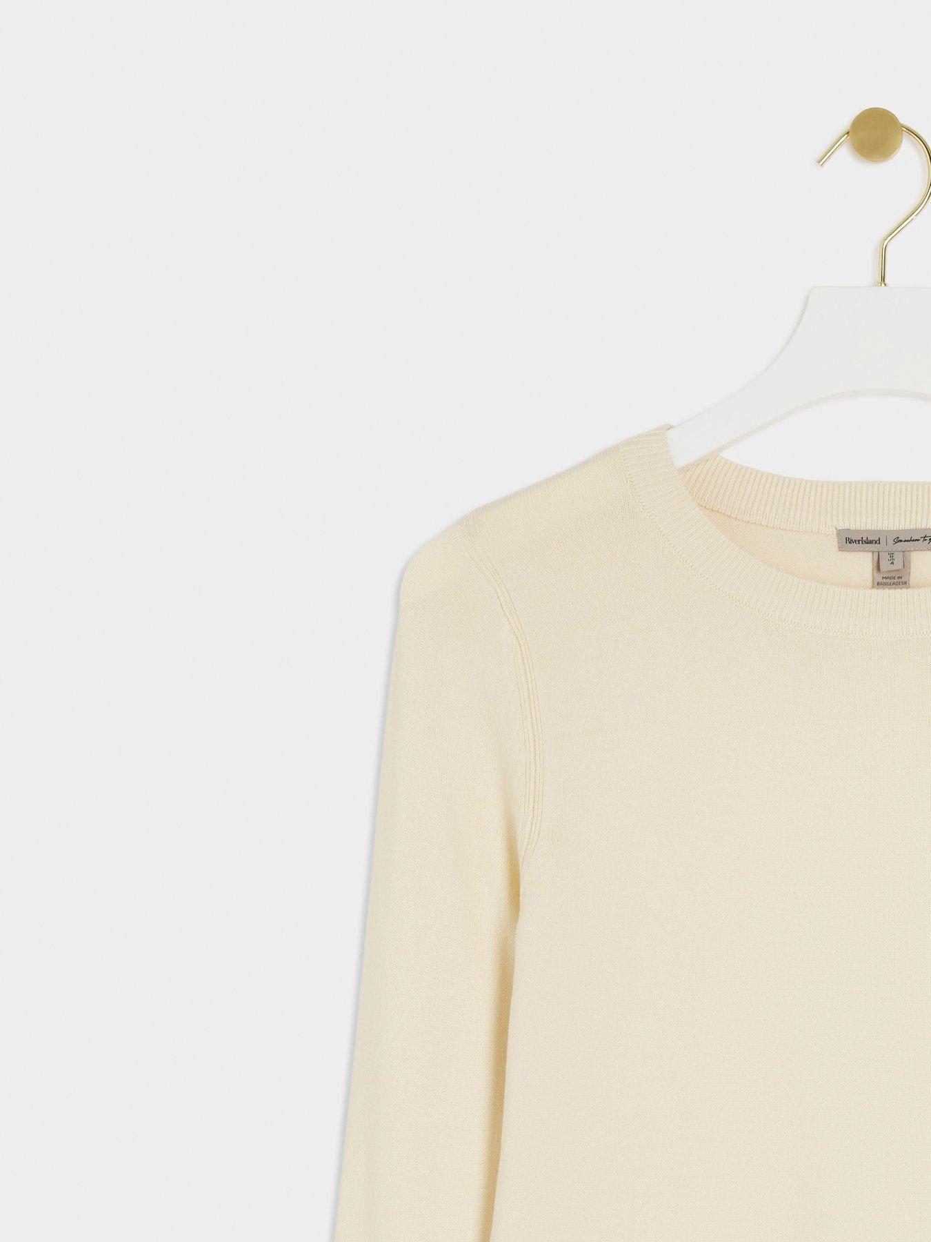 river-island-crew-neck-fine-knit-top-creamdetail