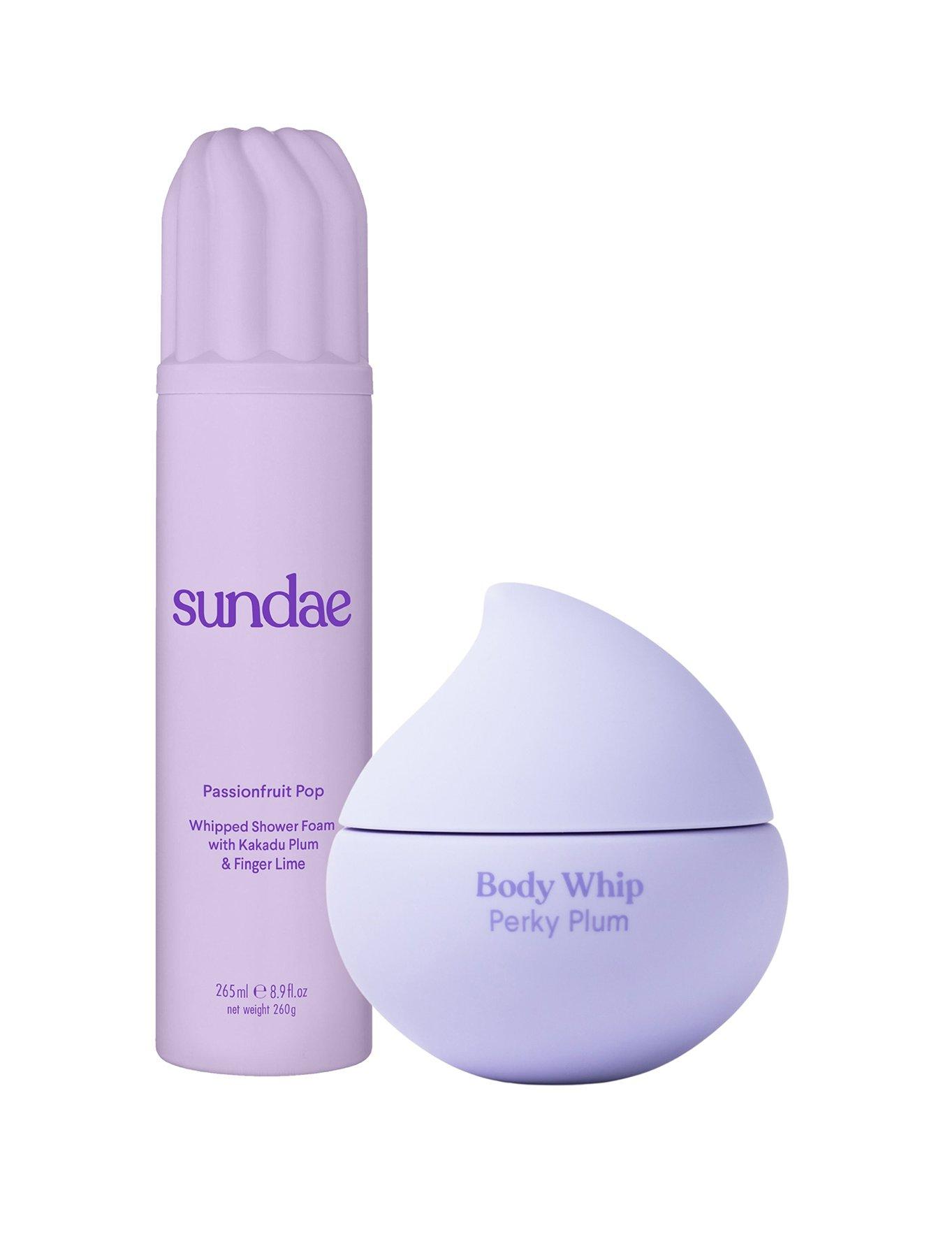 sundae-perky-plum-whipped-moisturiser-passionfruit-whipped-shower-foam-duo