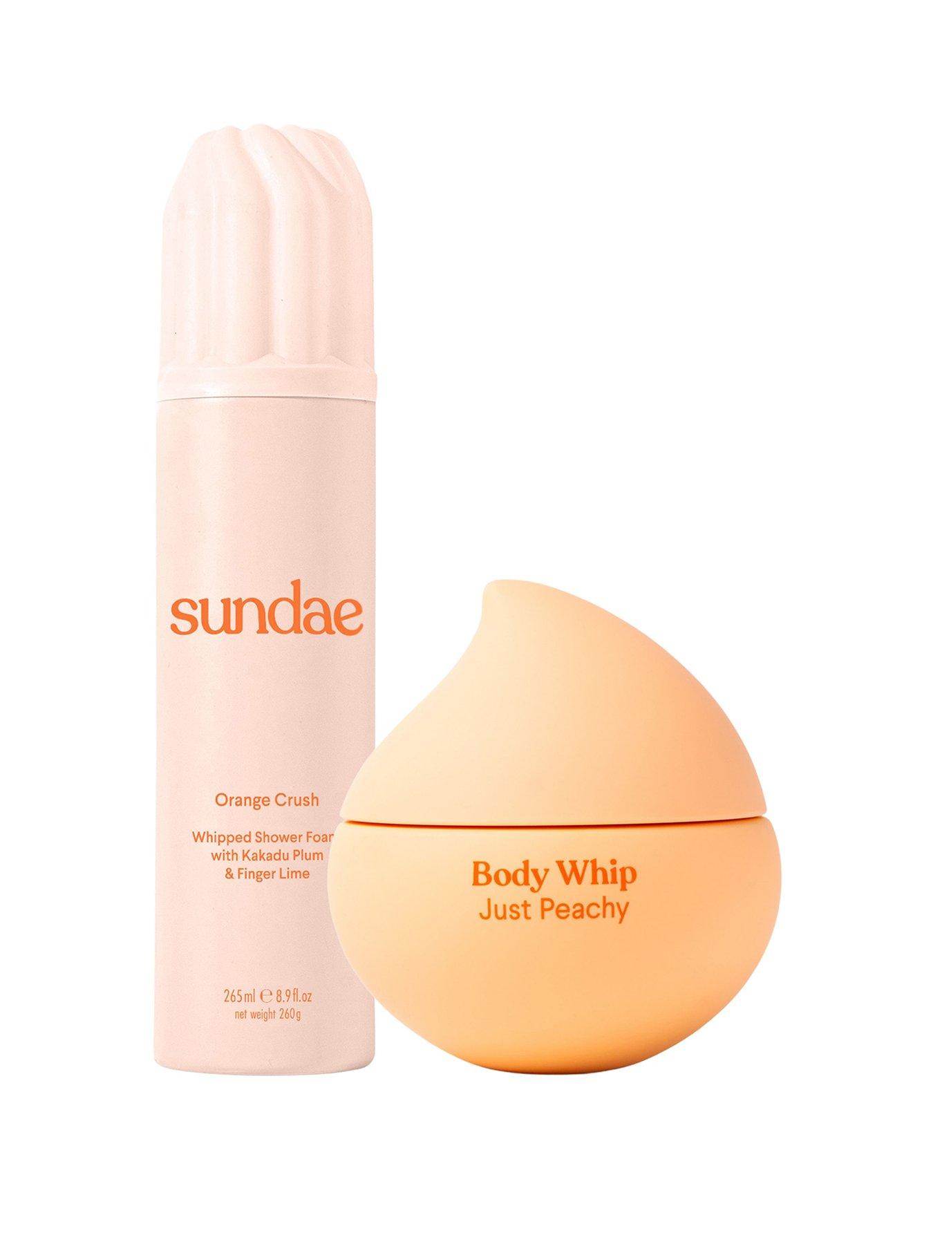 sundae-just-peachy-whipped-moisturiser-orange-crush-whipped-shower-foam-duo