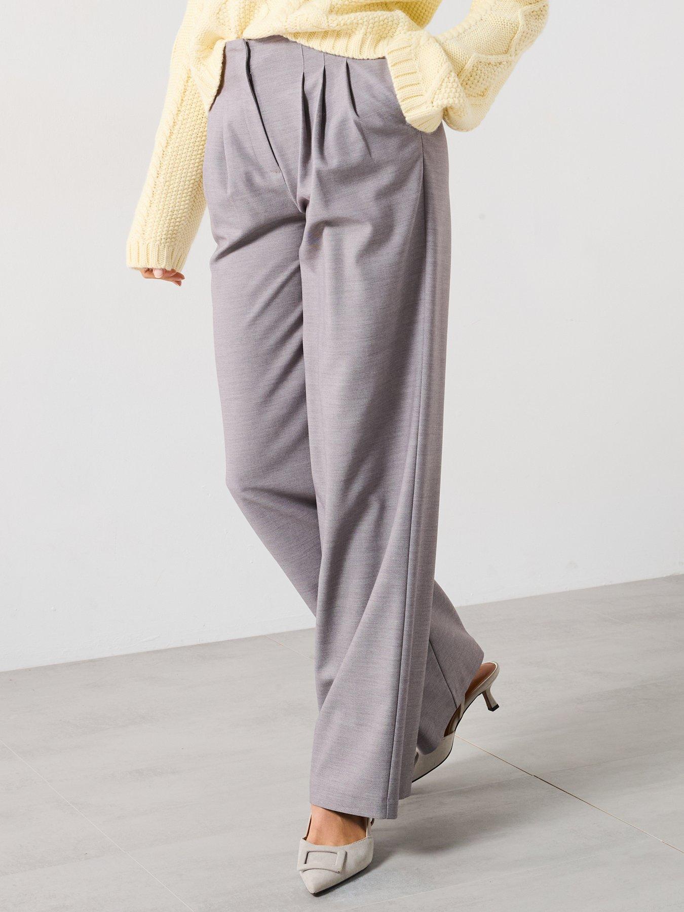 v-by-very-pleated-high-waist-trouser-grey