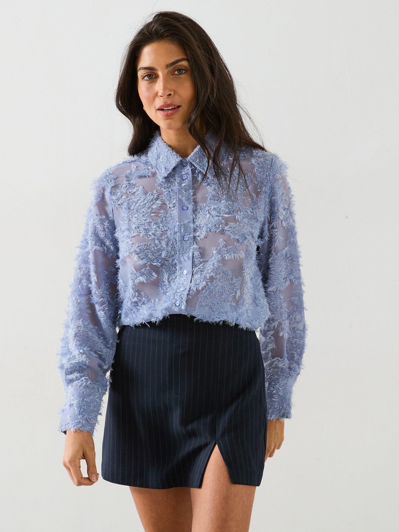 v-by-very-floral-jacquard-longline-shirt-blue