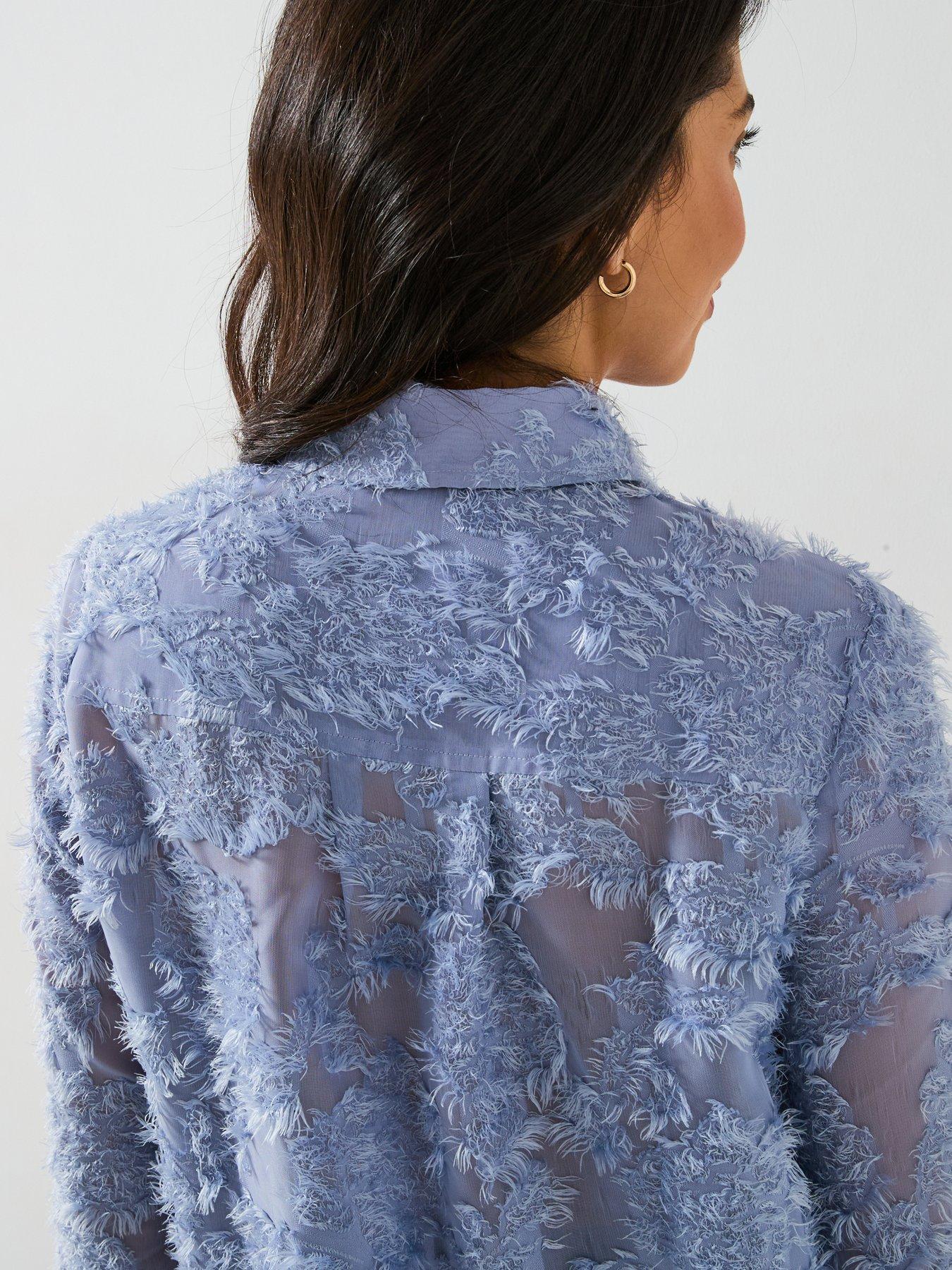 v-by-very-floral-jacquard-longline-shirt-blueoutfit