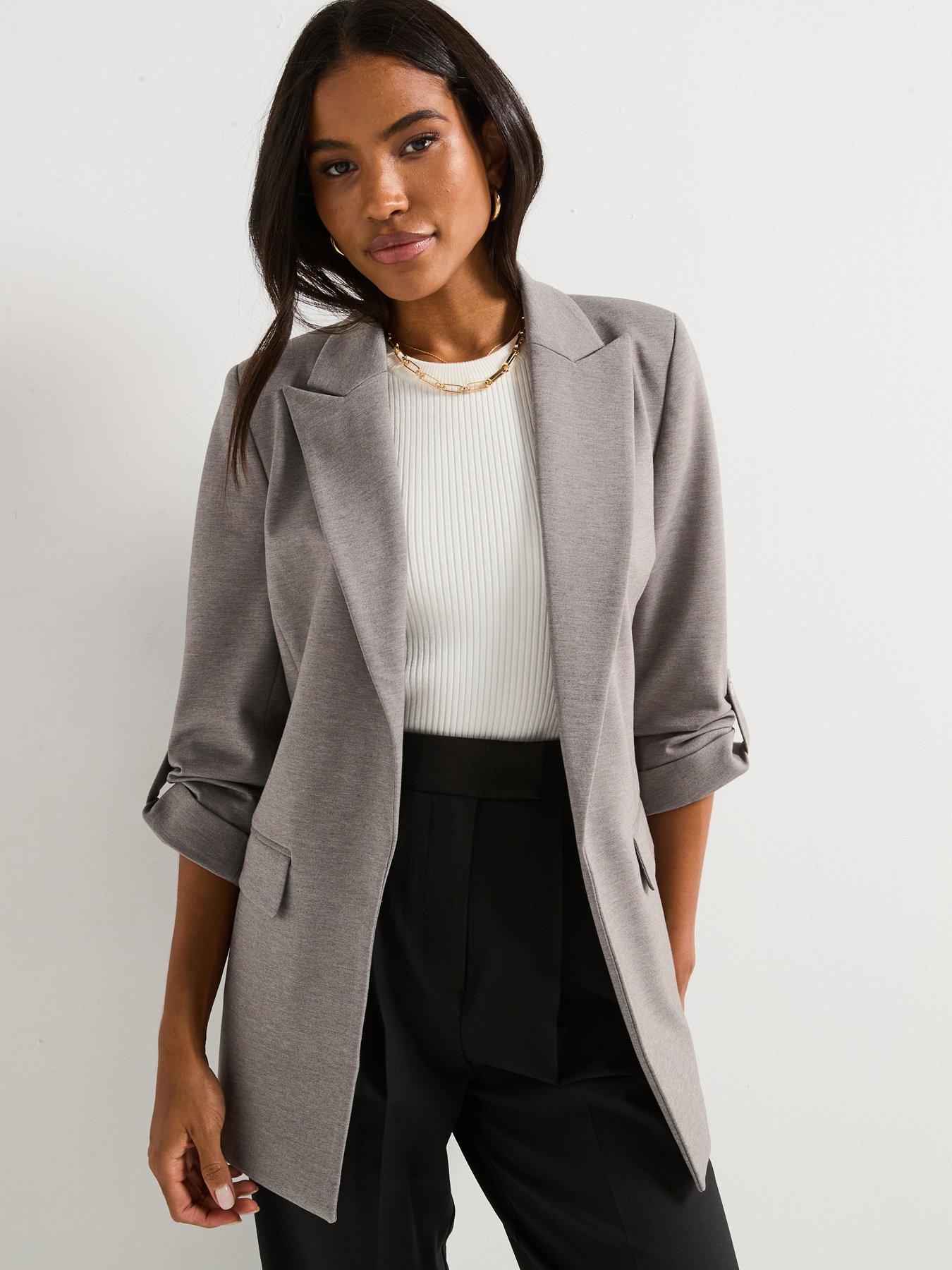 everyday-jersey-button-tab-blazer-grey