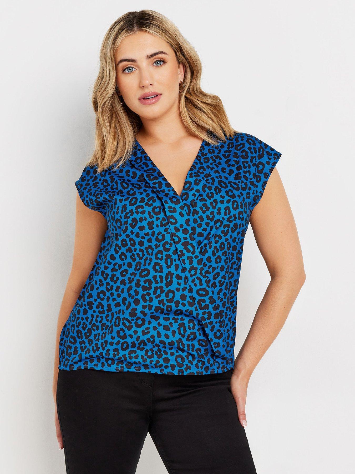 mco-animal-print-woven-wrap-top