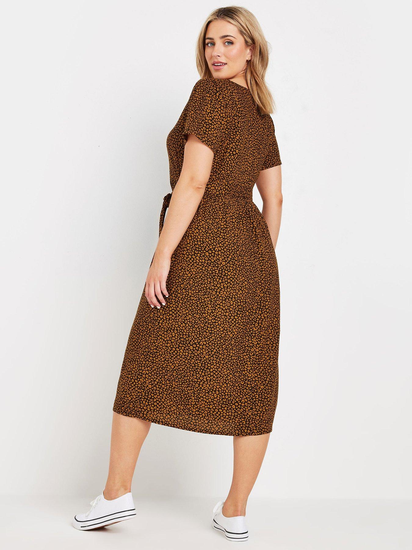 mco-animal-print-half-placket-midi-dressstillFront