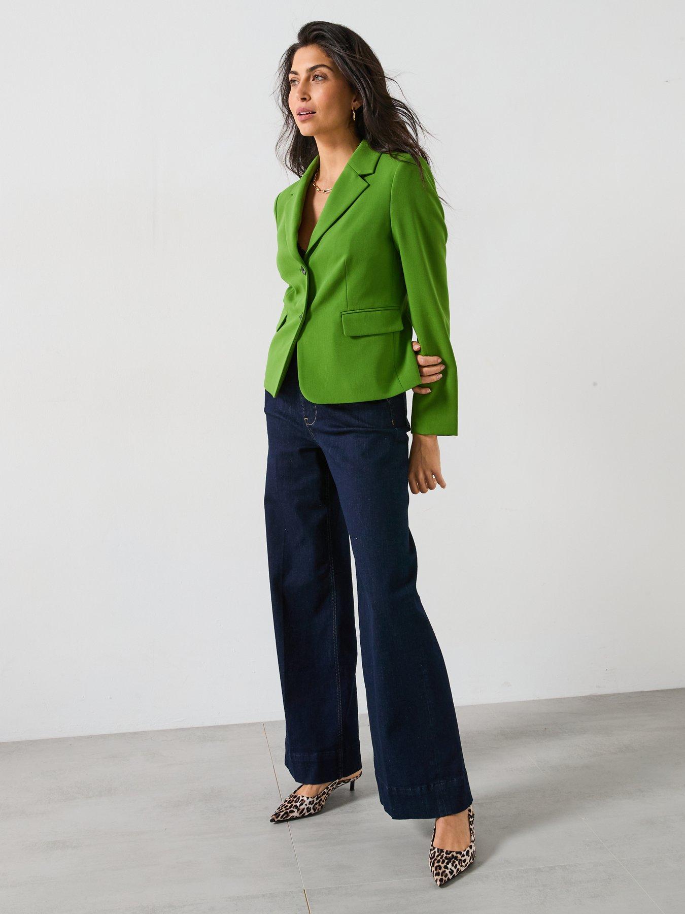 v-by-very-fitted-short-blazer-greenback