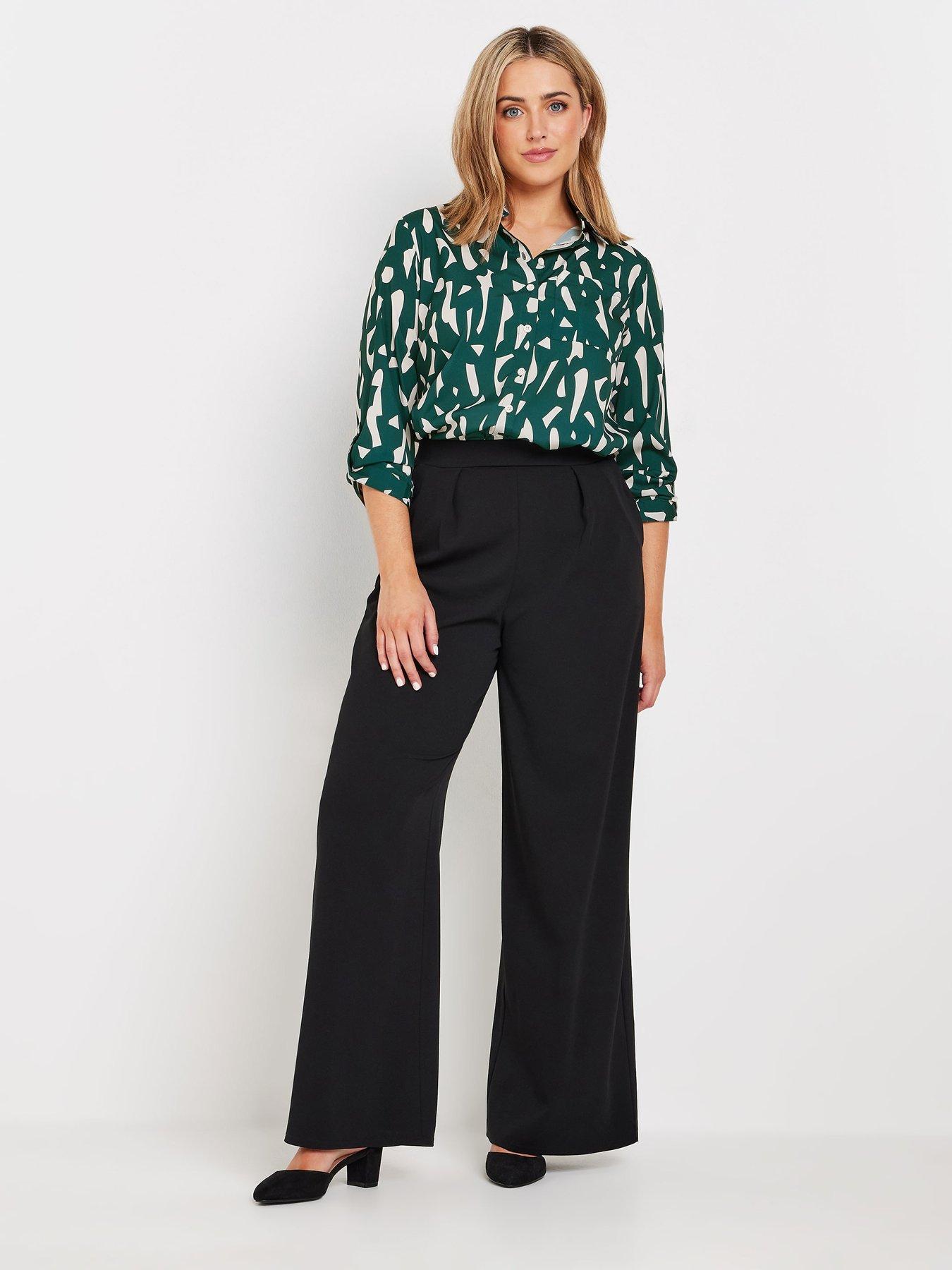 mco-printed-woven-long-sleeve-collared-top-multiback