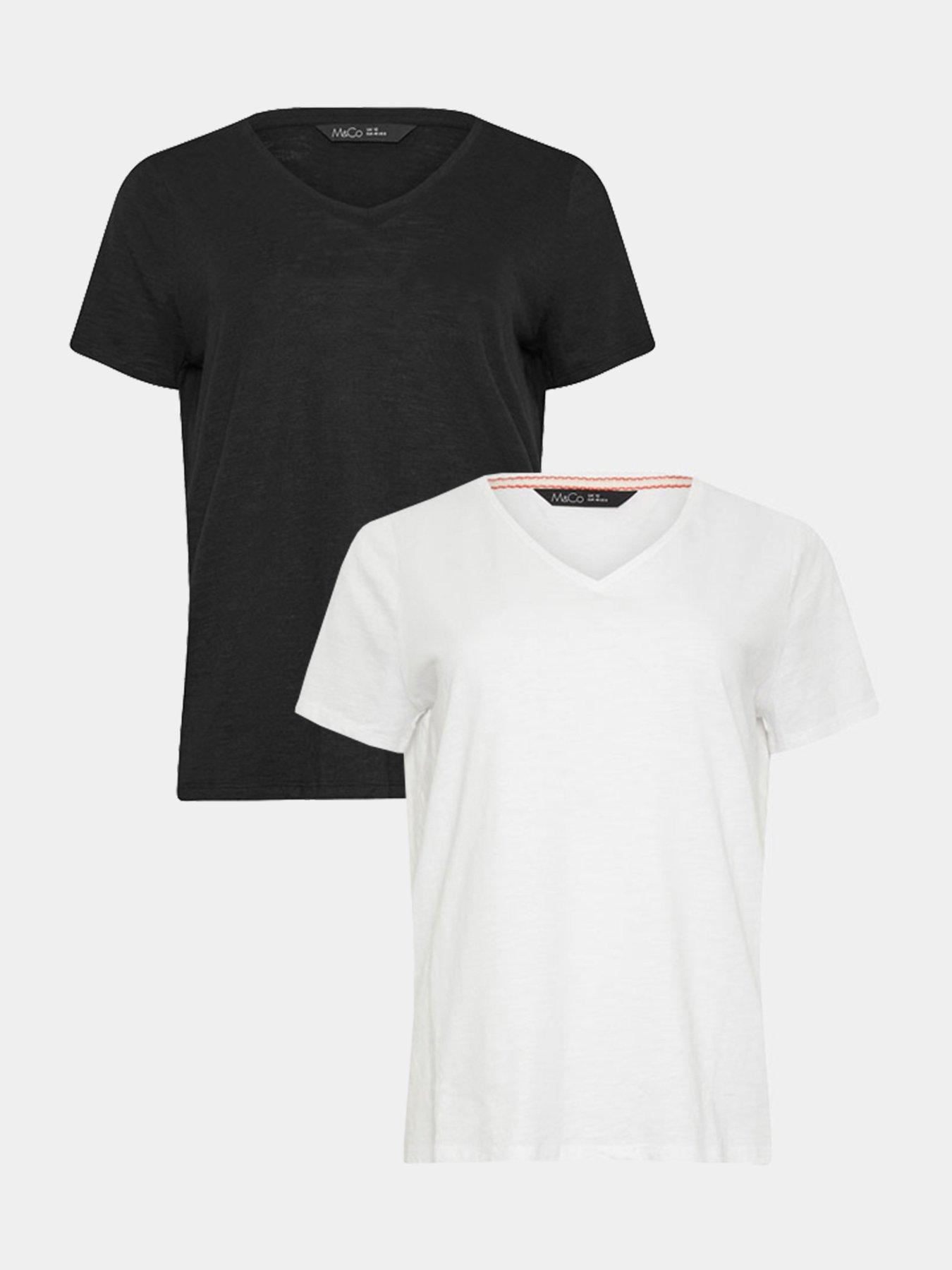 mco-2-pack-v-neck-t-shirt-blackfront