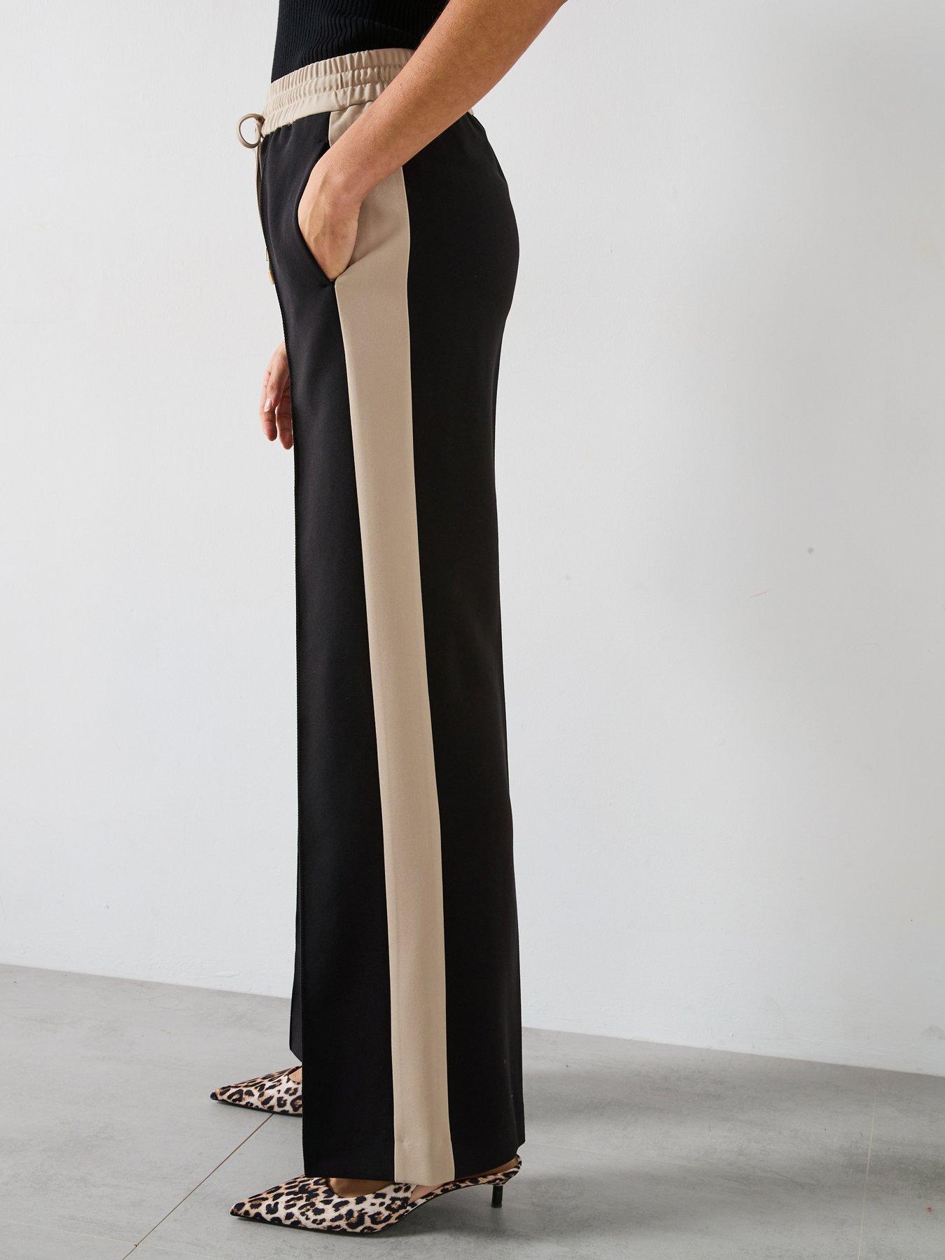 V by Very Premium Panelled Wide Leg Jogger - Multi