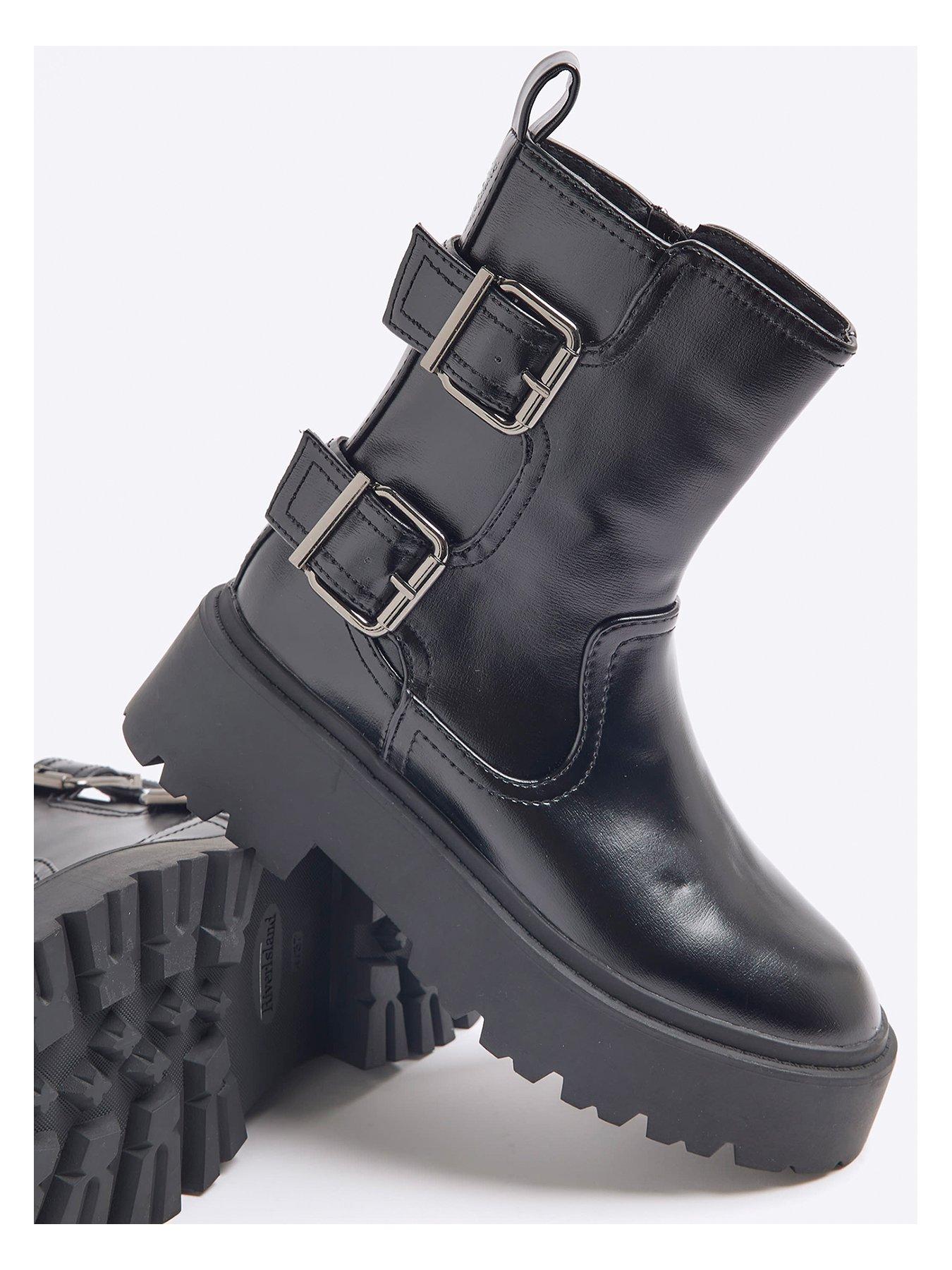 Image 5 of 6 of River Island Chunky Block Boot - Black