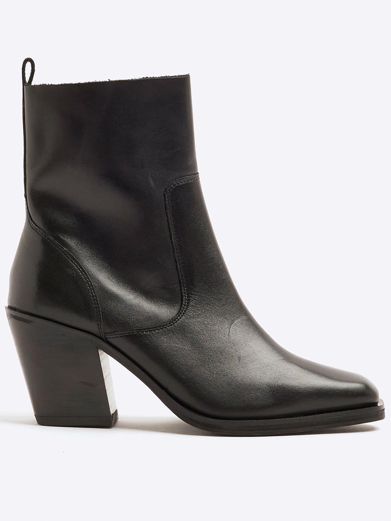 river-island-leather-western-boots-black