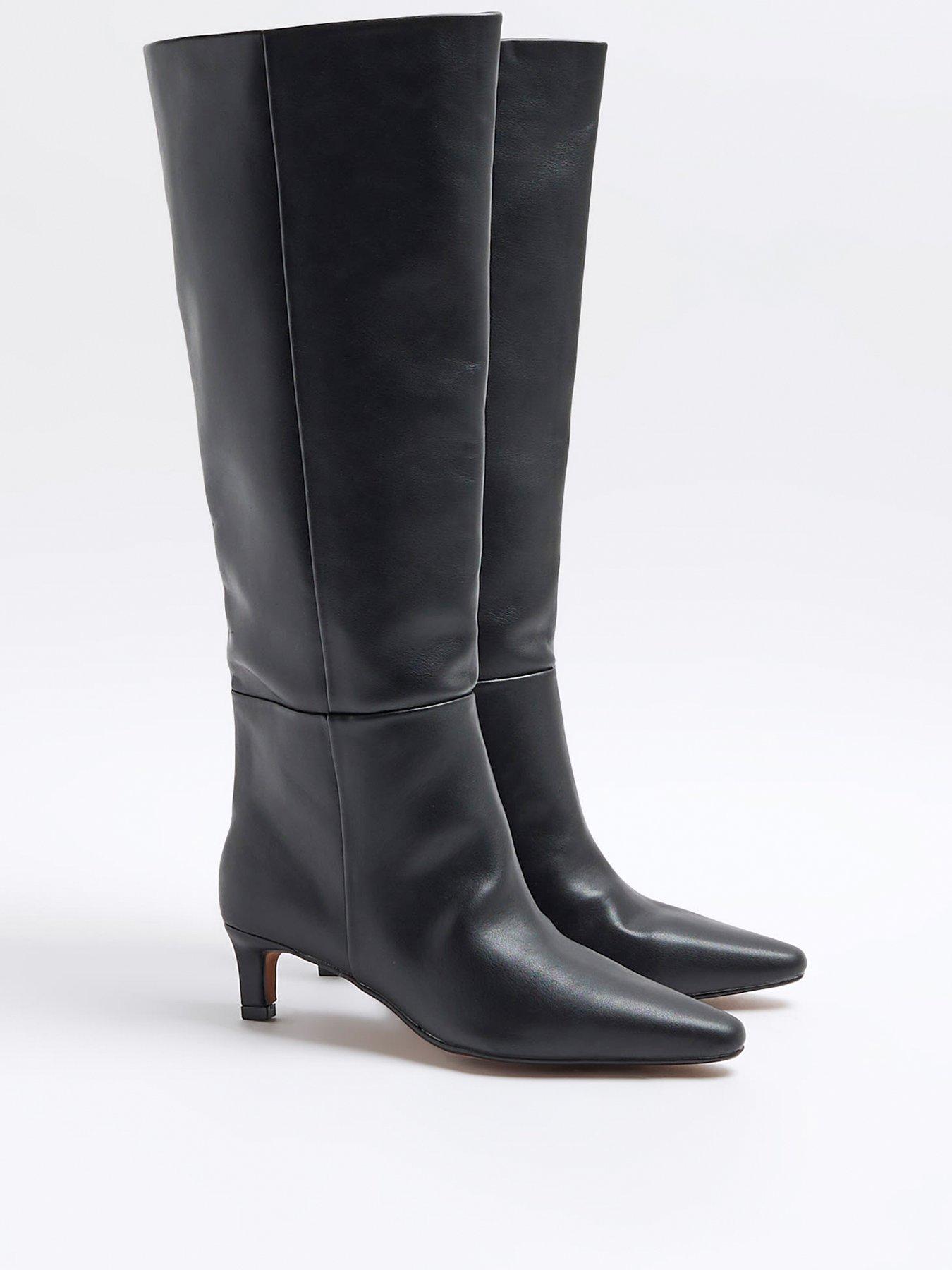 river-island-knee-high-kitten-boot-blackoutfit