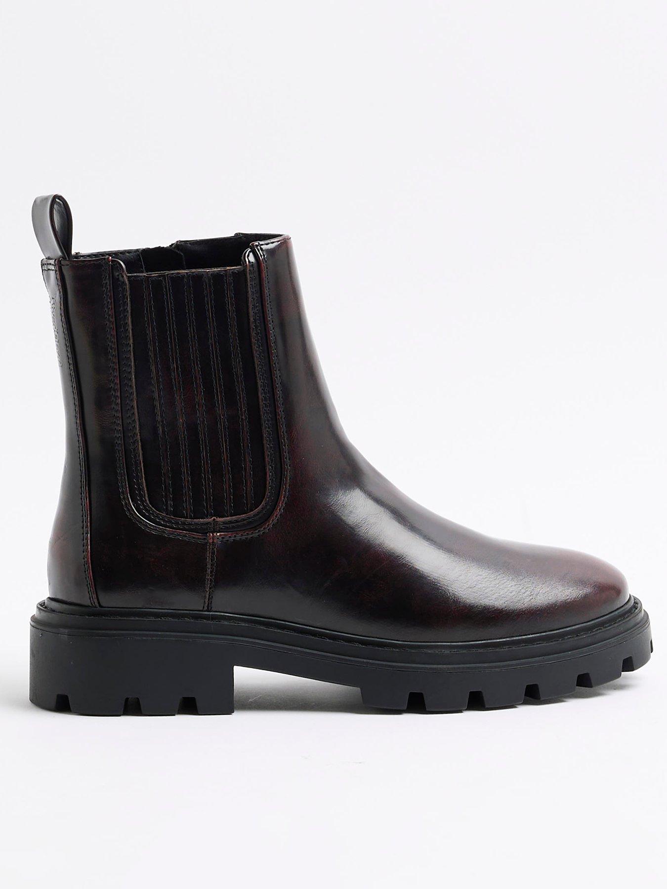 river-island-wide-fit-chelsea-boots-dark-red