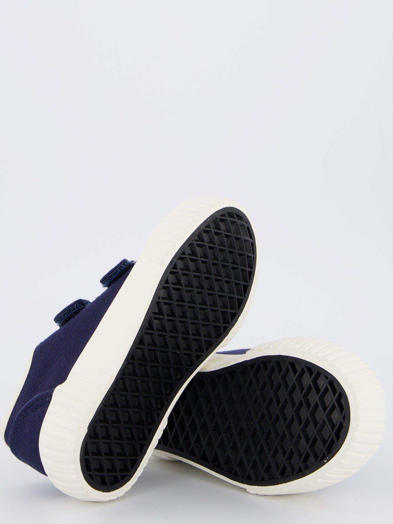 Image 4 of 7 of Everyday Kids Canvas Twin Strap Pumps - Navy