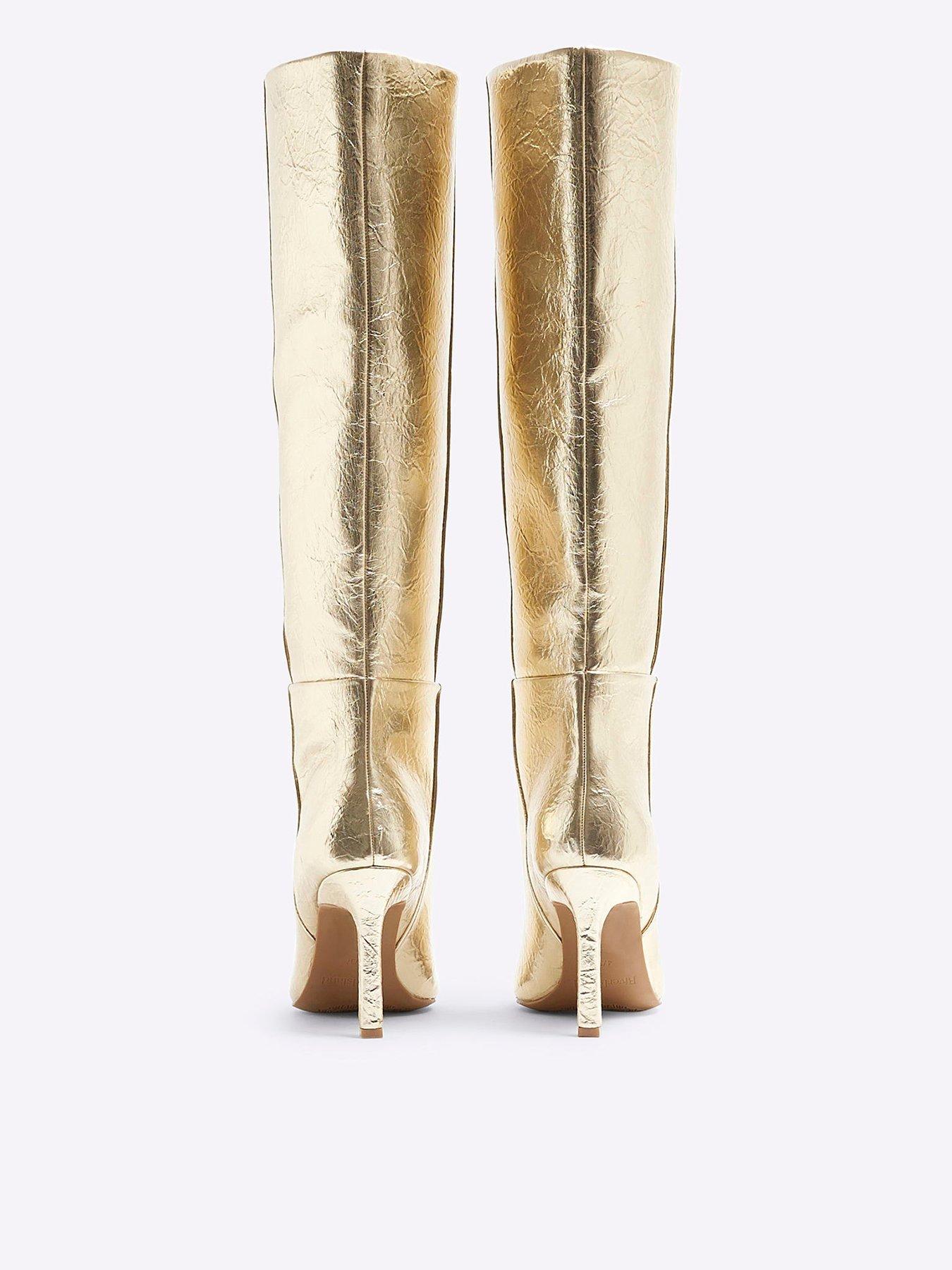 river-island-straight-shaft-high-leg-boot-goldback