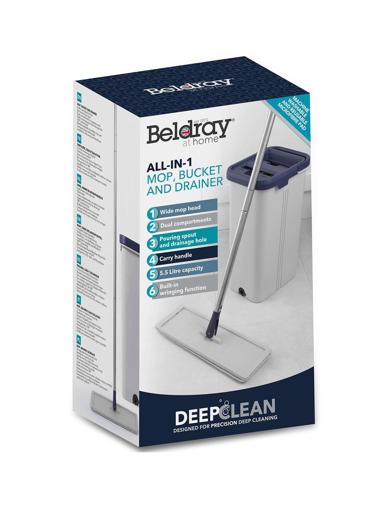 undefined Deep Clean Flat Mop & Bucket Set