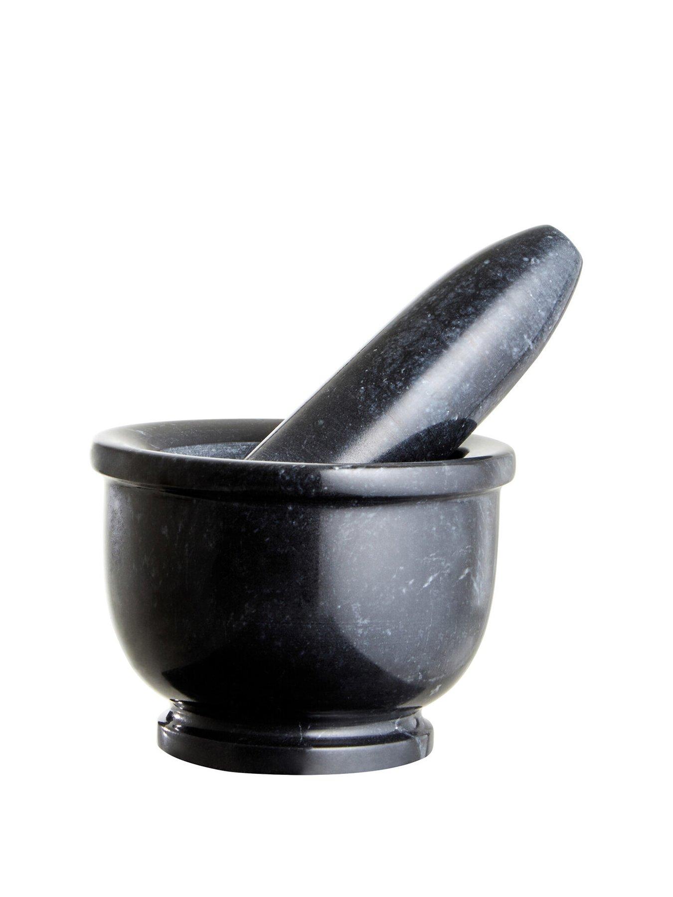 premier-housewares-black-marble-pestle-and-mortar-with-rim