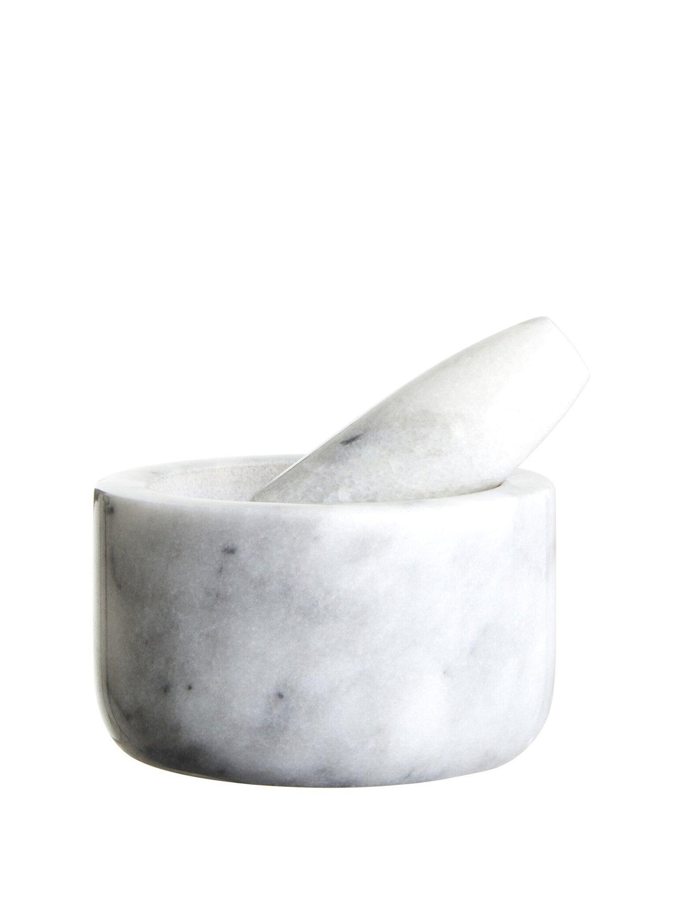 undefined Grey Marble Straight Pestle and Mortar