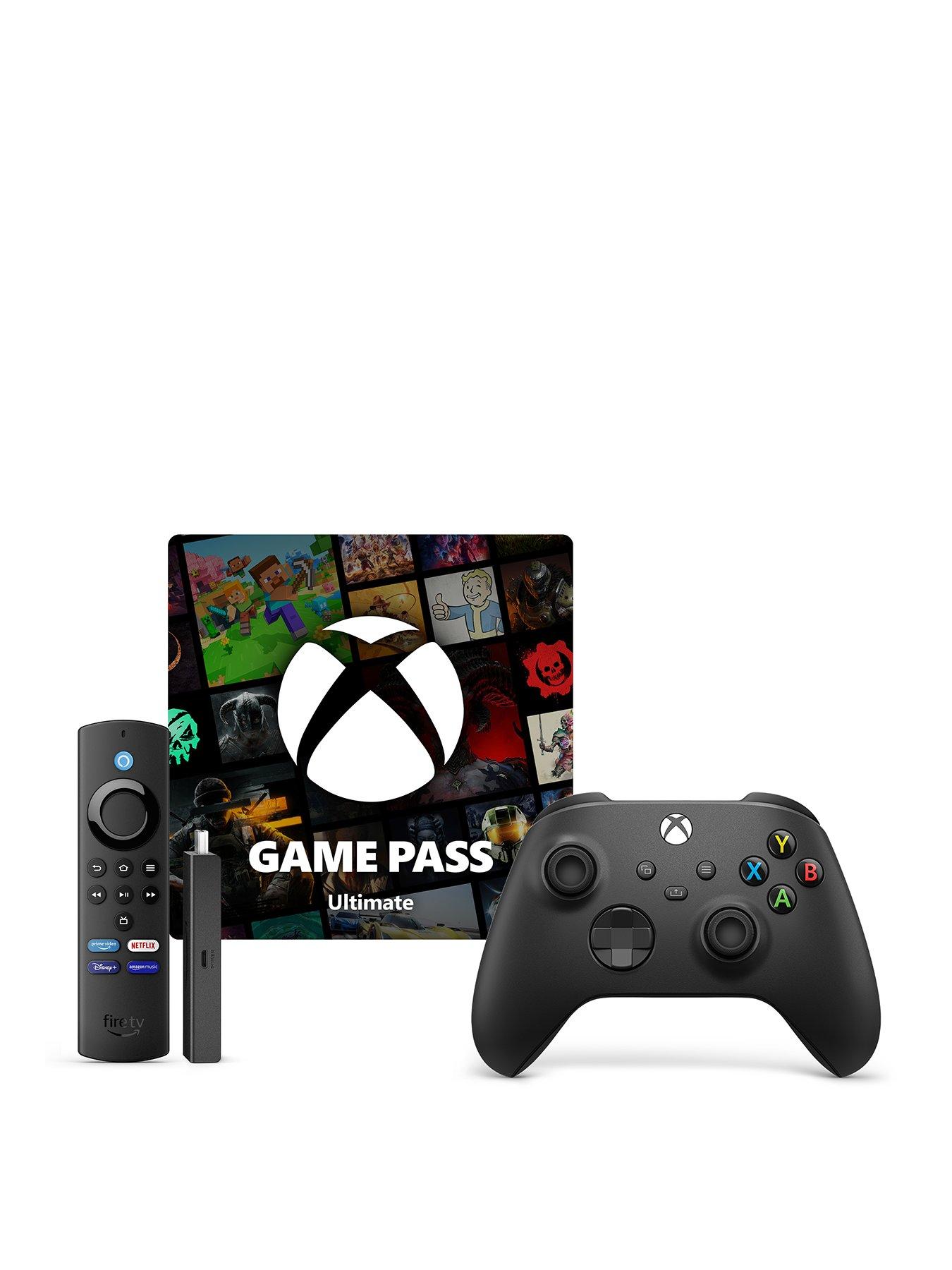 xbox-game-pass-ultimate-ndash-1-month-membership-xbox-wireless-controller-carbon-black-amazonfire-tv-stick-lite