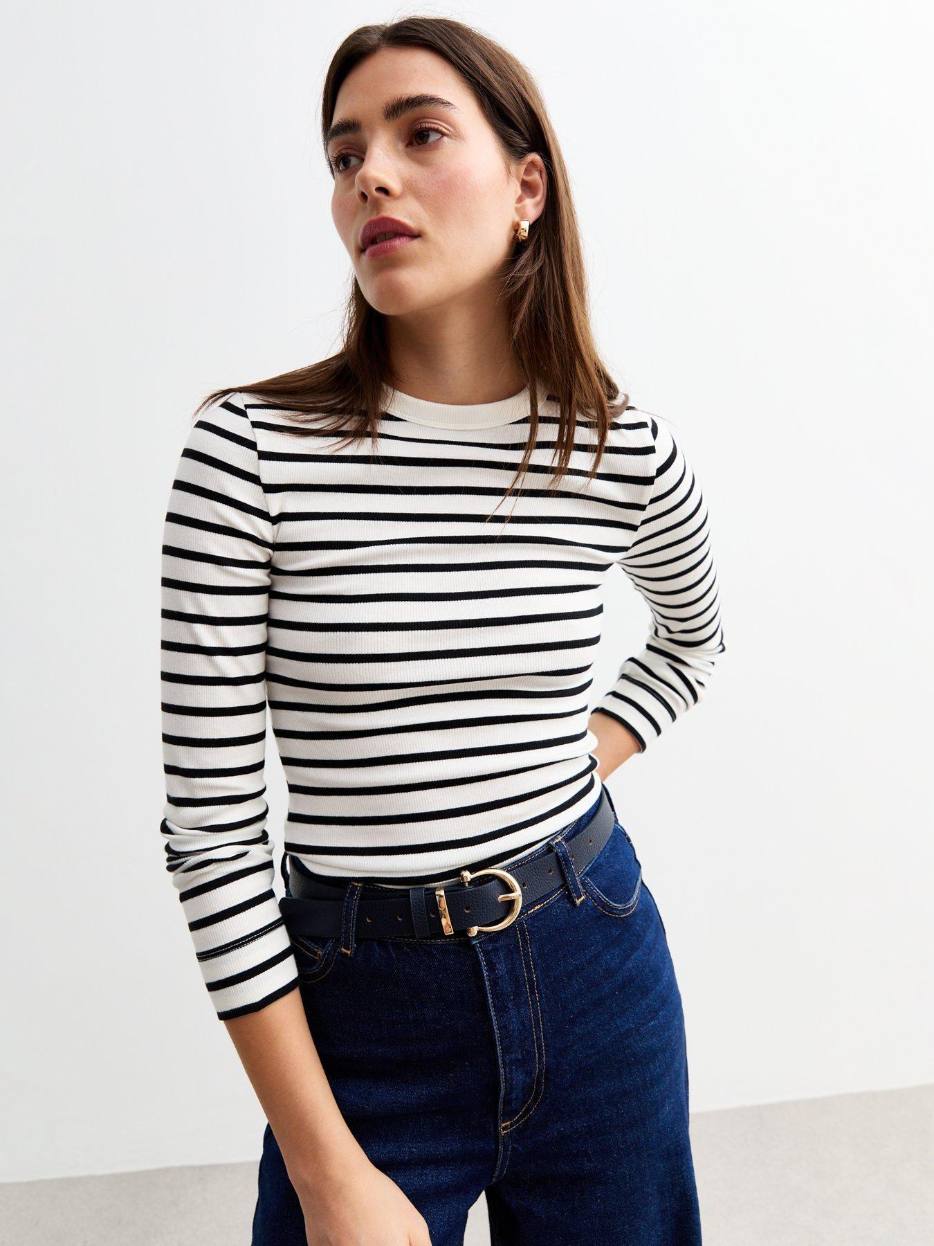 new-look-striped-ribbed-crew-neck-long-sleeve-top-print