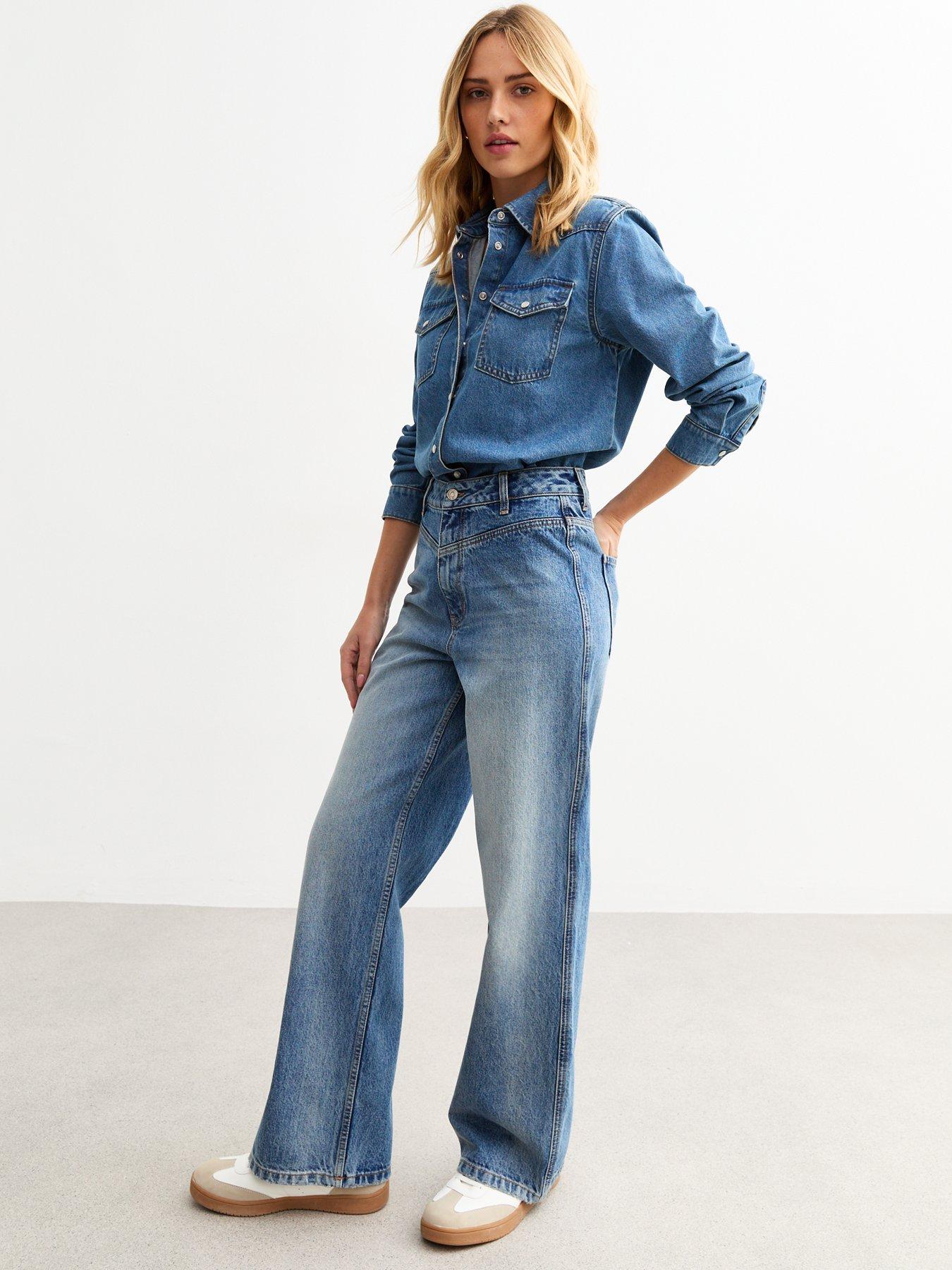 new-look-high-waisted-palazzo-jeans-blueoutfit