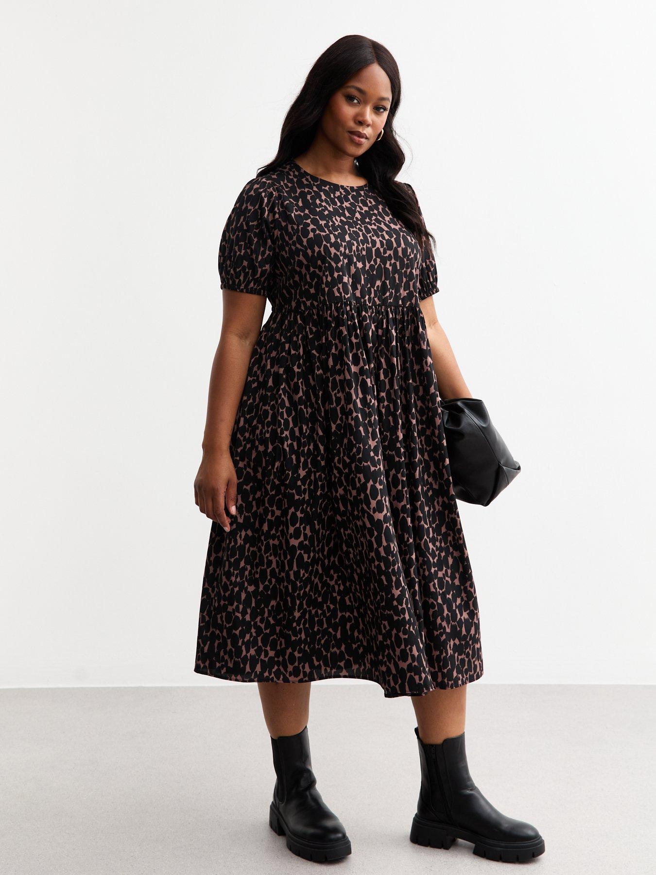 new-look-curve-woven-patterned-short-sleeve-midi-dress-printback