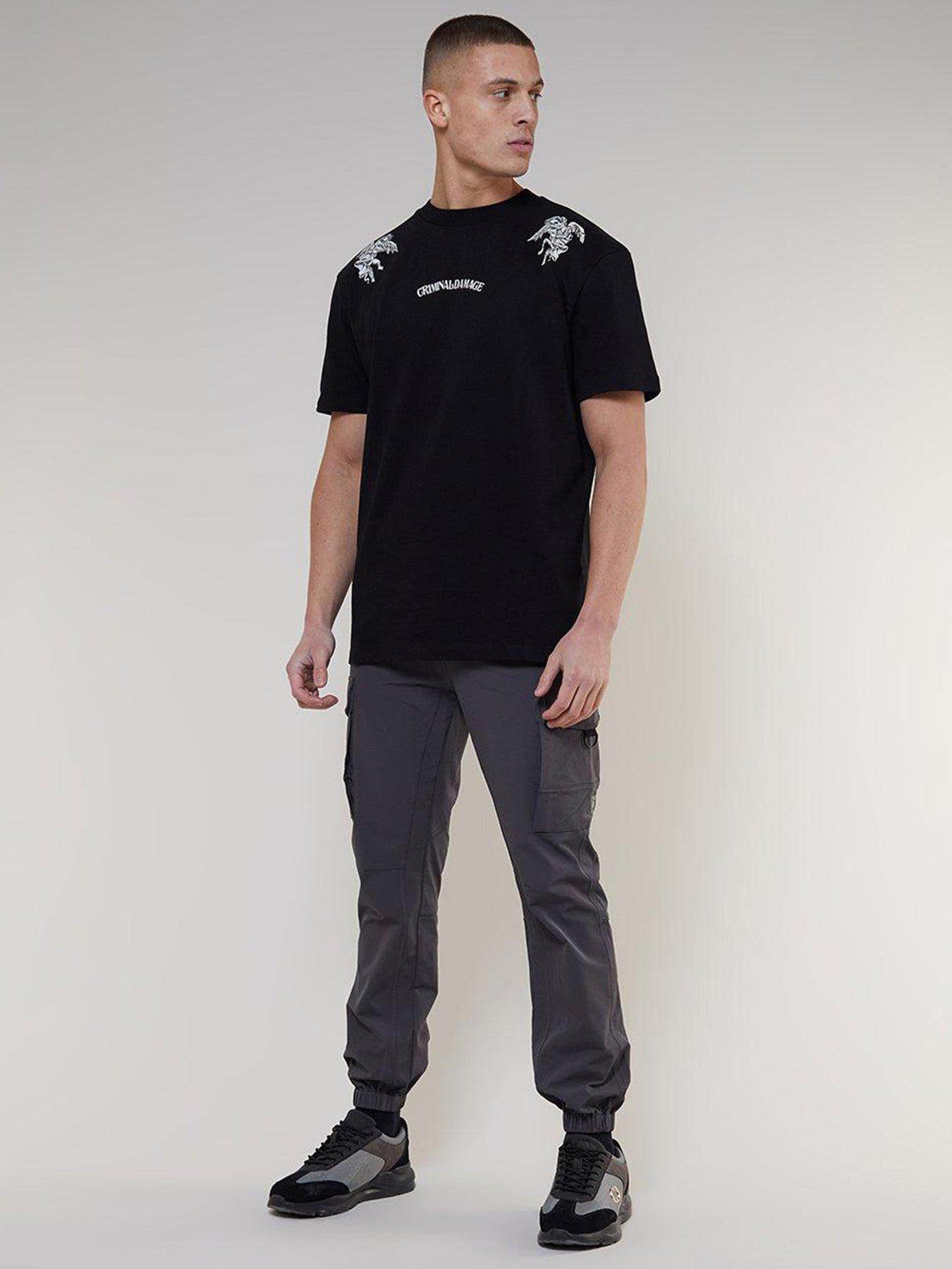 criminal-damage-criminal-damage-soho-nylon-trousers-charcoaloutfit