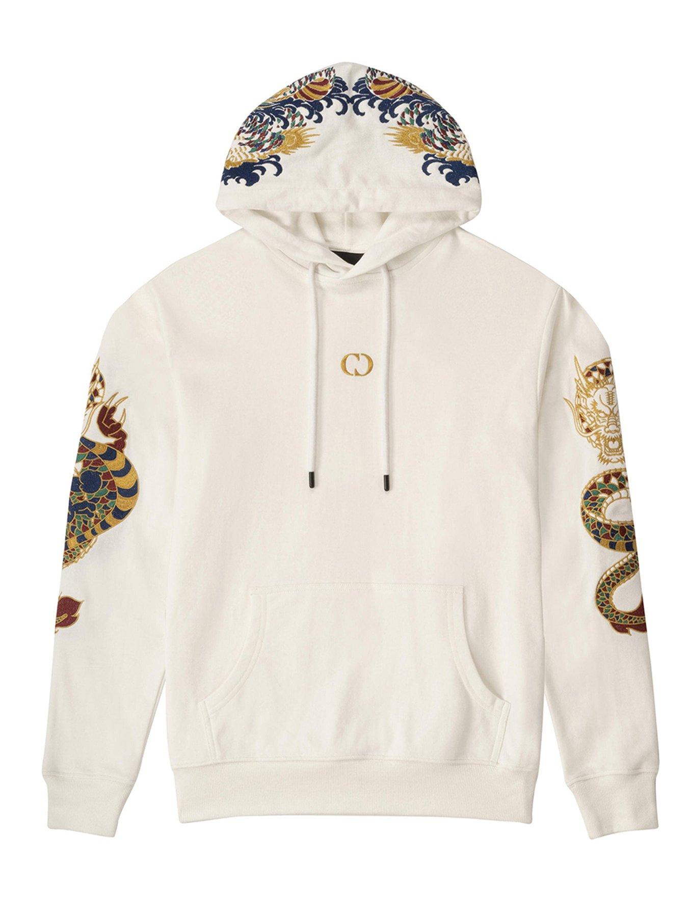 criminal-damage-criminal-damage-gold-dragon-hoodie-off-white