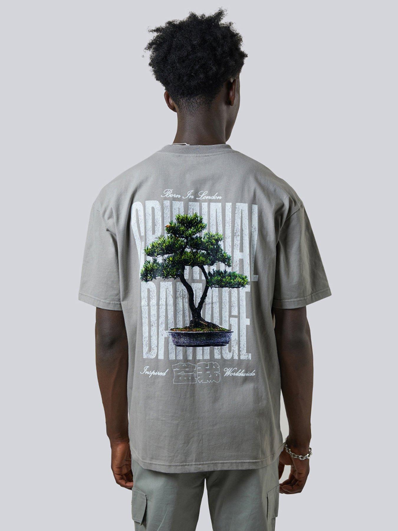 criminal-damage-criminal-damage-bonsai-t-shirt-charcoal