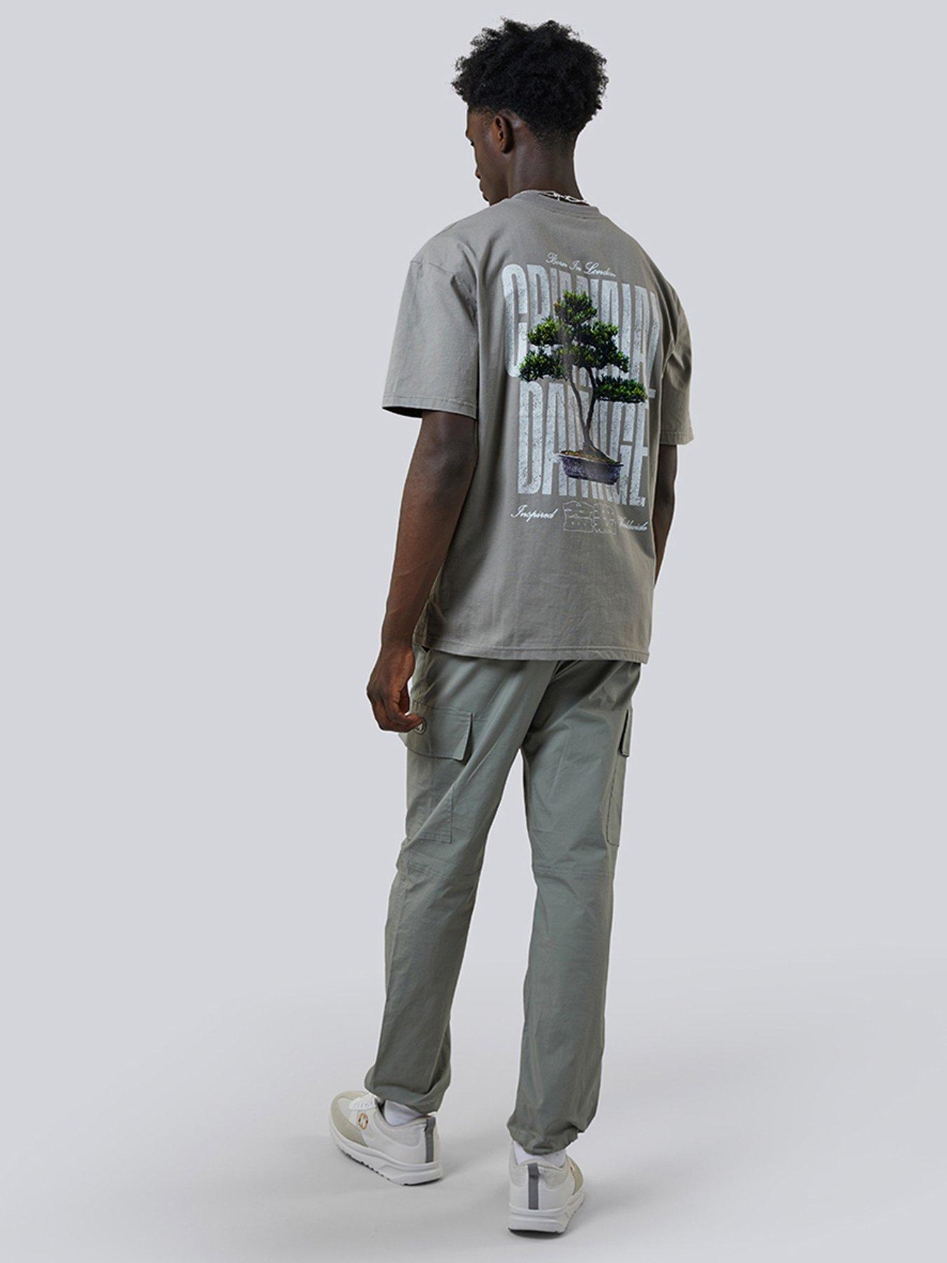 Image 3 of 4 of Criminal Damage Criminal Damage Bonsai T-Shirt - Charcoal