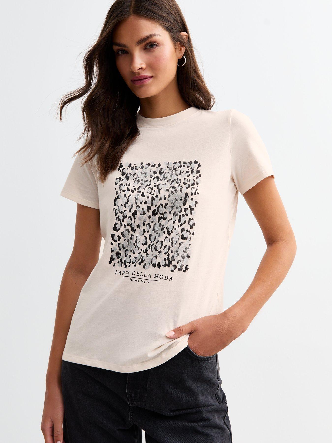 new-look-off-white-foil-leopard-print-graphic-t-shirt