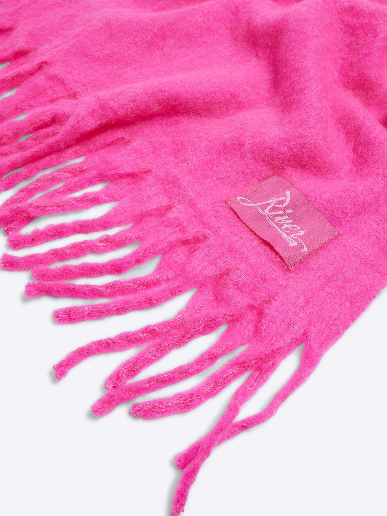 river-island-wool-scarf-bright-pinkoutfit