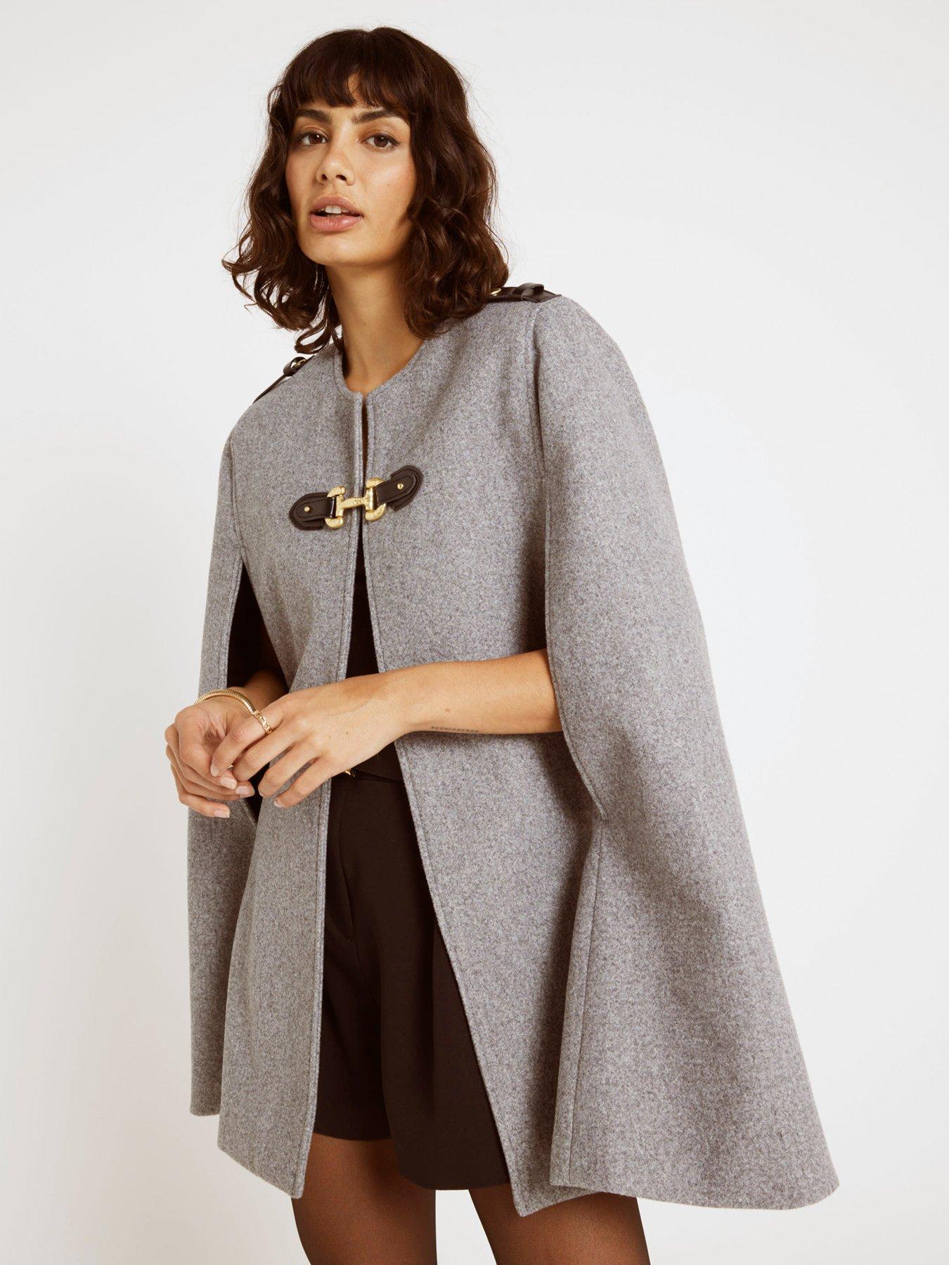 river-island-military-wool-cape-dark-grey