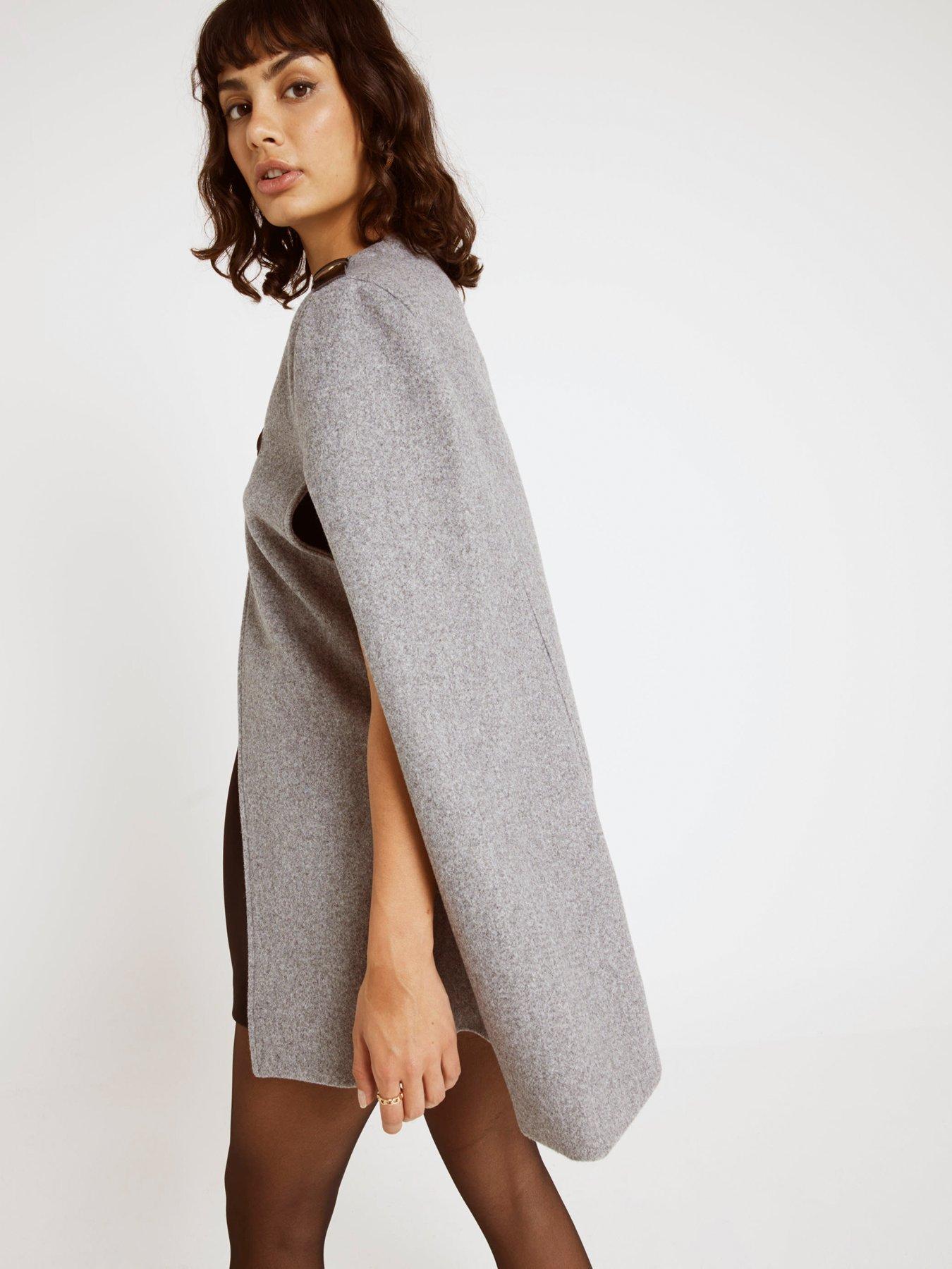 river-island-military-wool-cape-dark-greystillFront